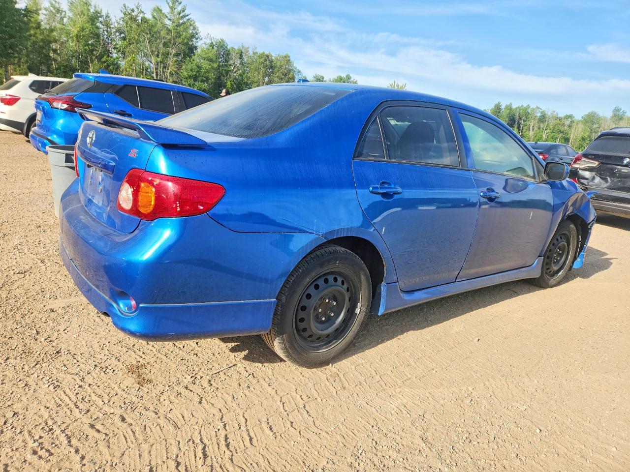 2009 Toyota Corolla Base Blue vin: 2T1BU40E59C089681