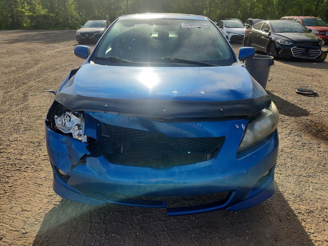 2009 Toyota Corolla Base Blue vin: 2T1BU40E59C089681