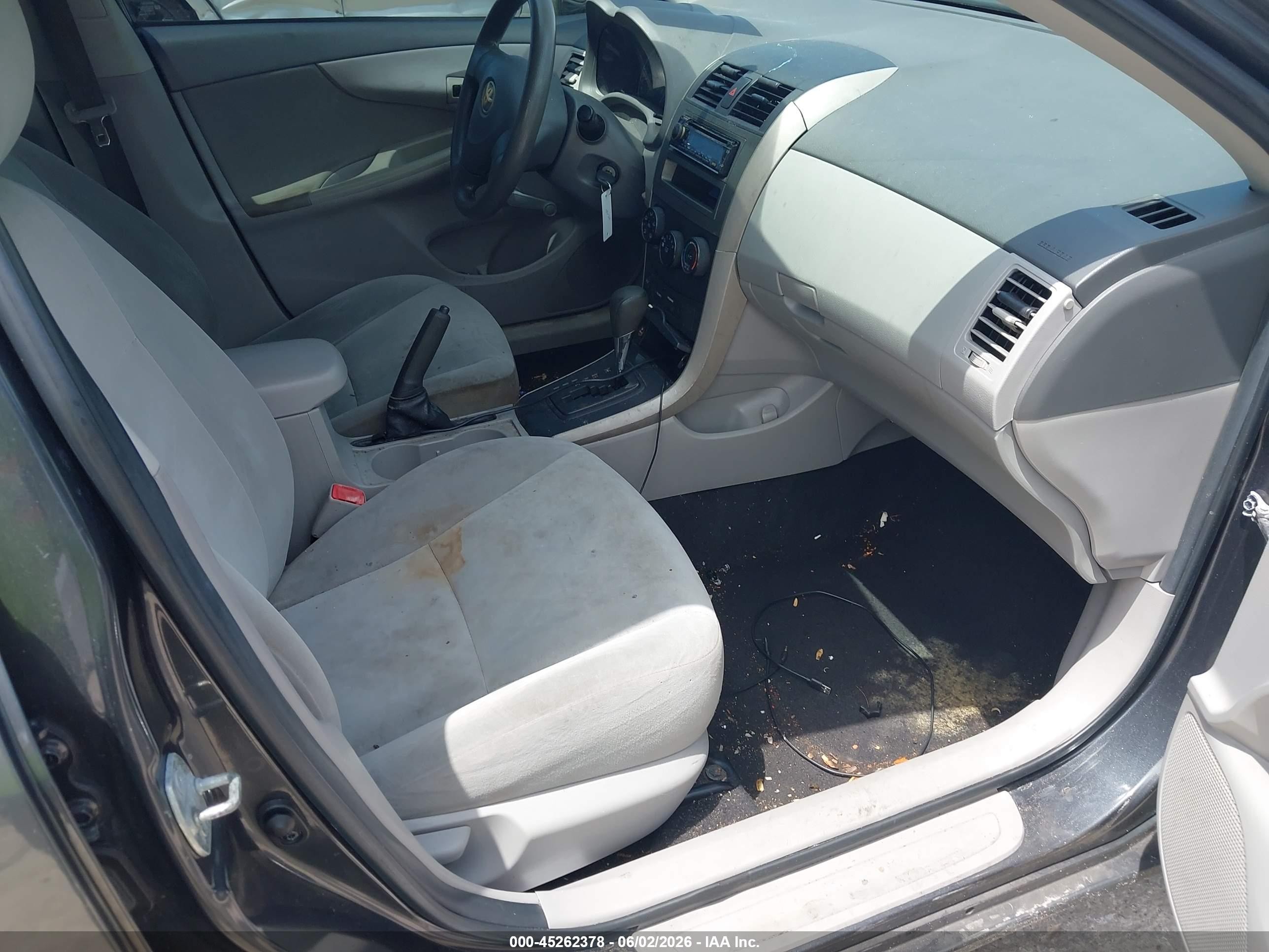 2009 Toyota Corolla   Gray vin: 2T1BU40E59C093374