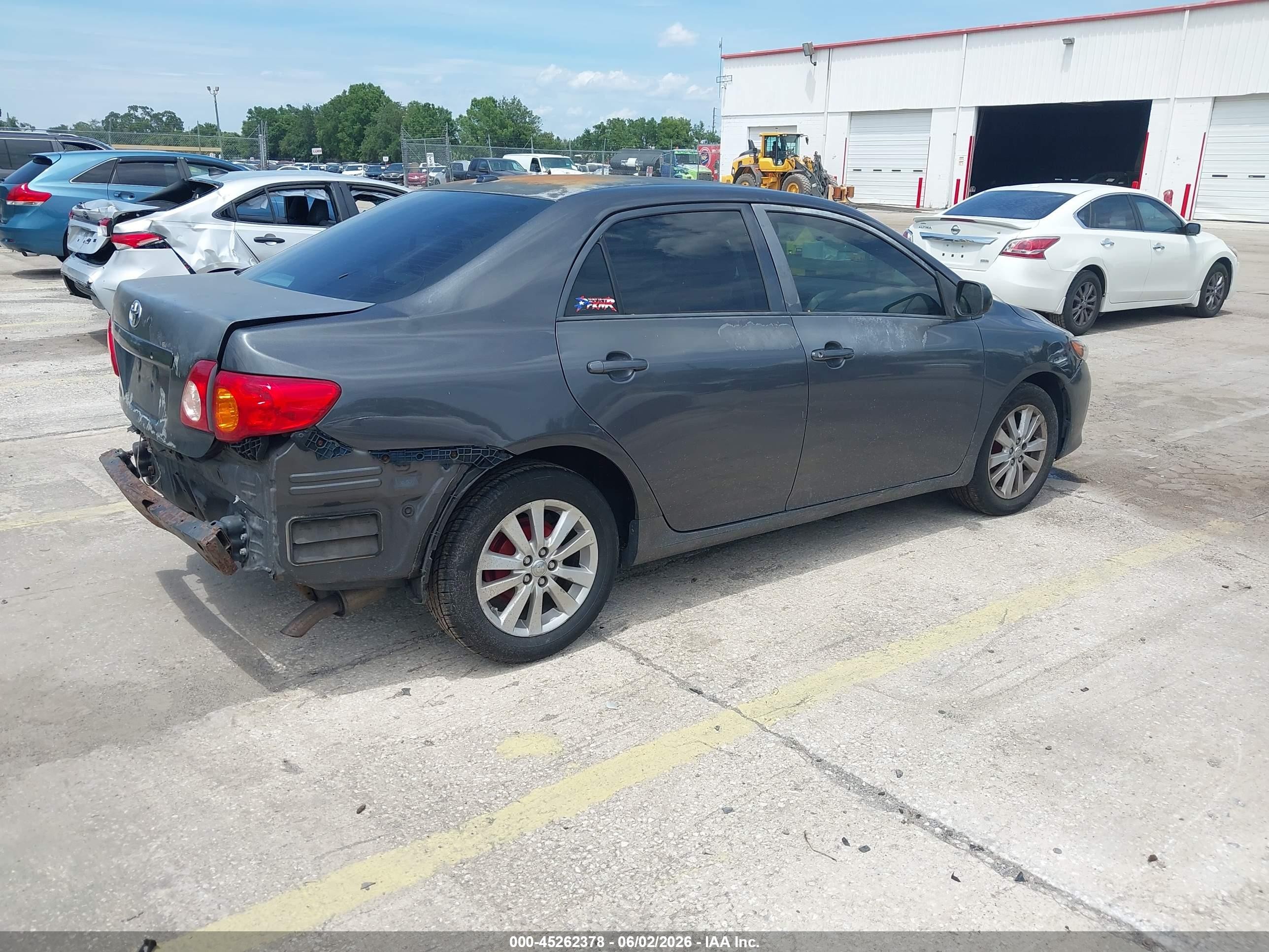2009 Toyota Corolla   Gray vin: 2T1BU40E59C093374