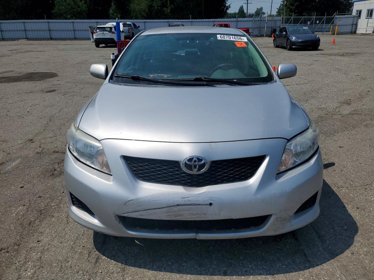 2009 Toyota Corolla Le Silver vin: 2T1BU40E59C109279