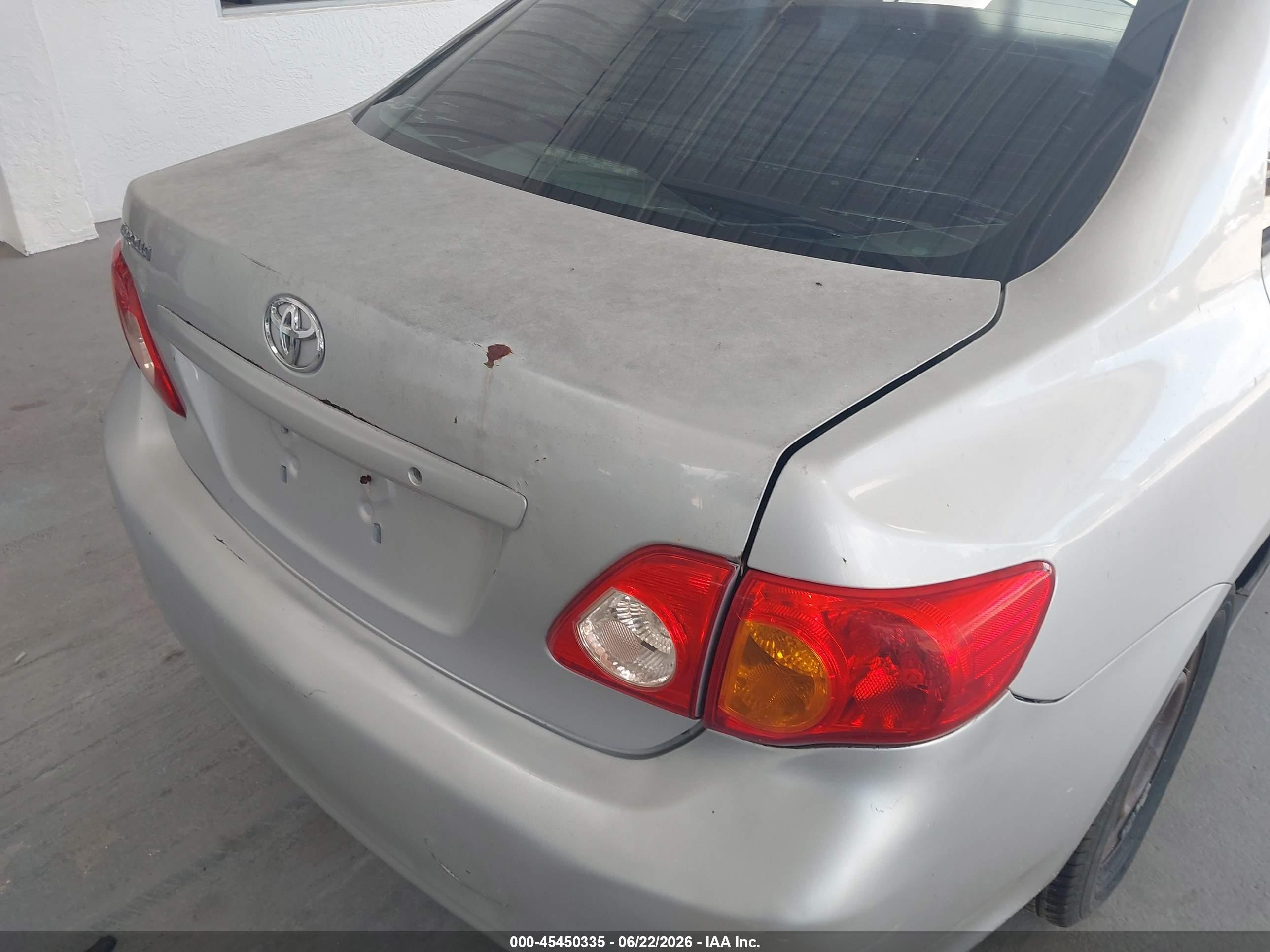 2009 Toyota Corolla   Silver vin: 2T1BU40E59C113865