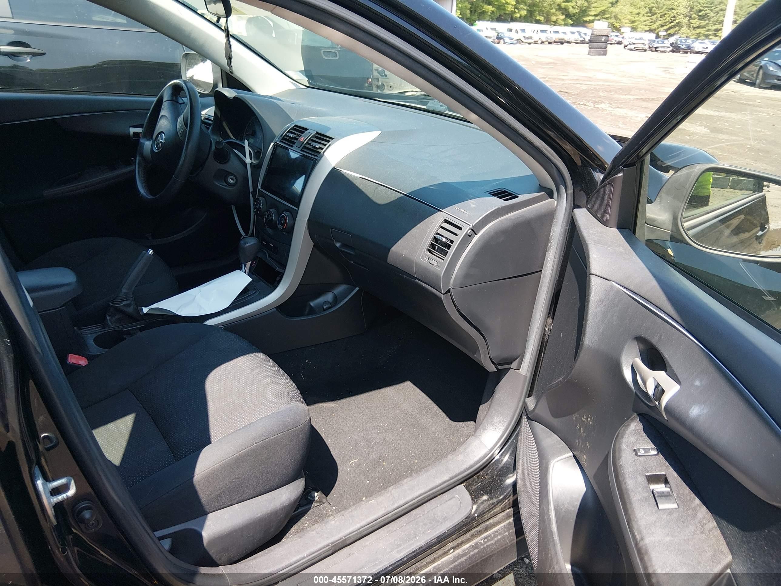 2009 Toyota Corolla S Black vin: 2T1BU40E59C116782