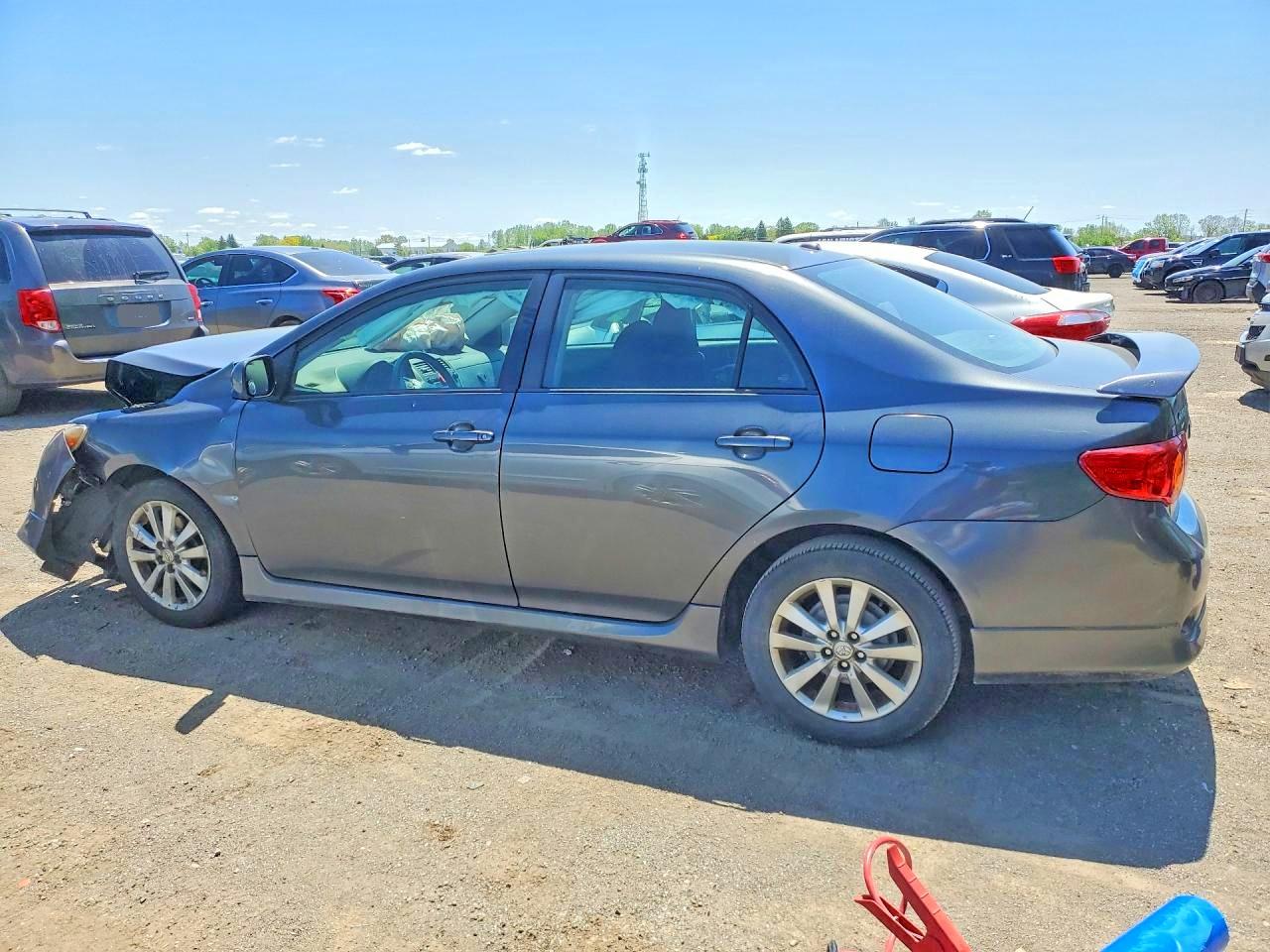 2009 Toyota Corolla Base Charcoal vin: 2T1BU40E59C121819