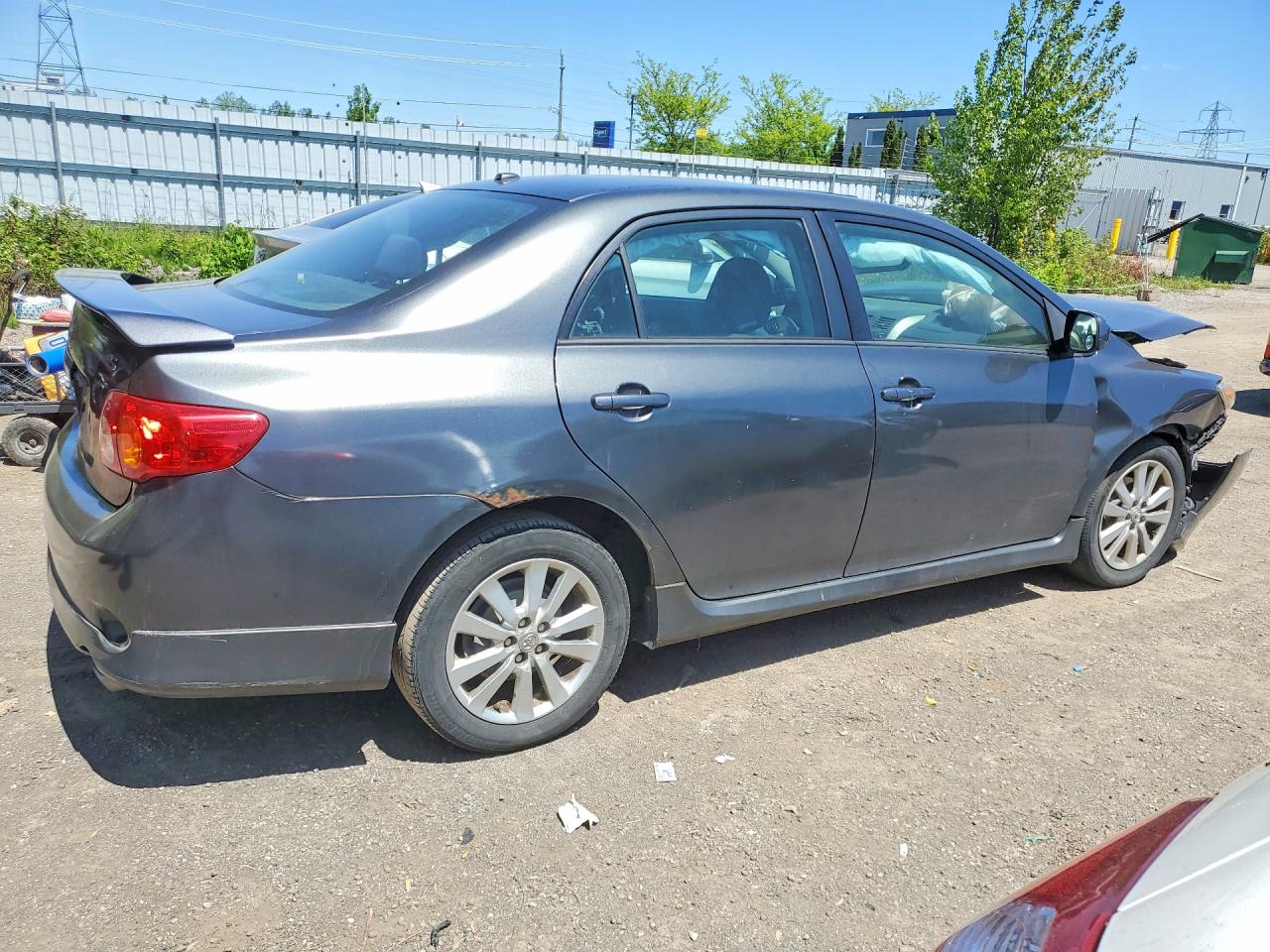 2009 Toyota Corolla Base Charcoal vin: 2T1BU40E59C121819