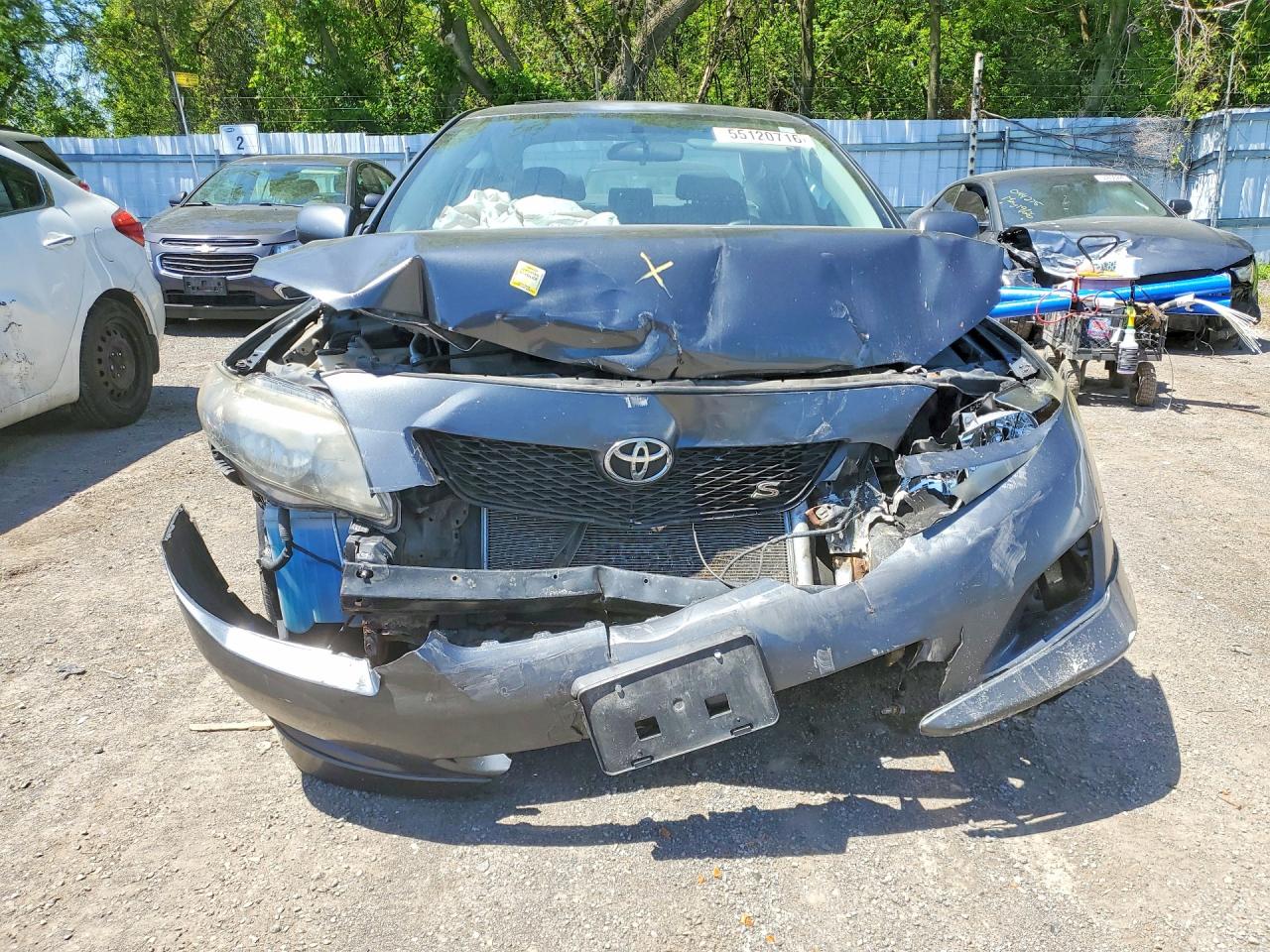 2009 Toyota Corolla Base Charcoal vin: 2T1BU40E59C121819