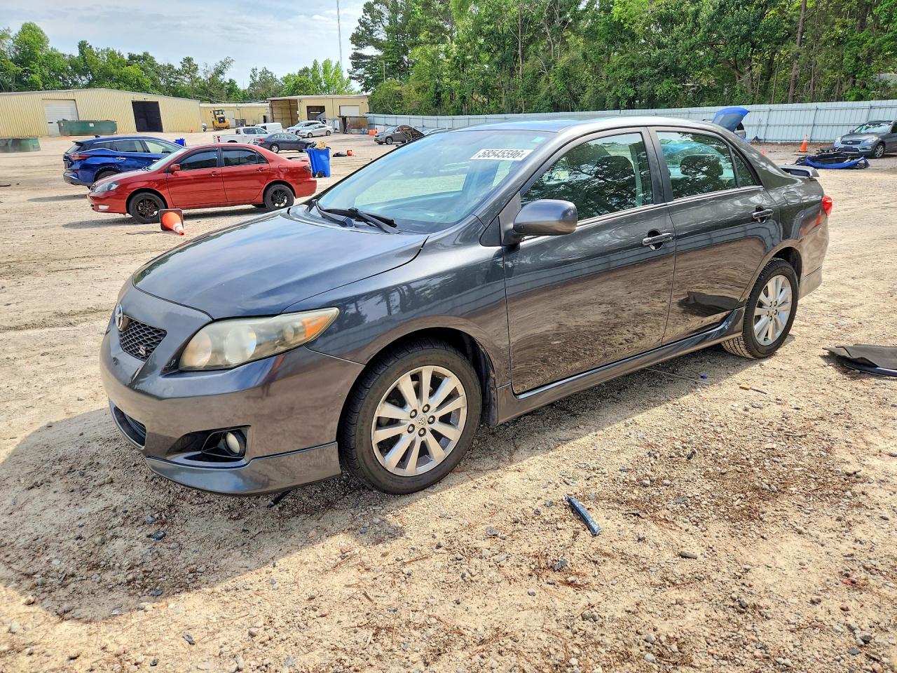 2009 Toyota Corolla S Gray vin: 2T1BU40E59C125255