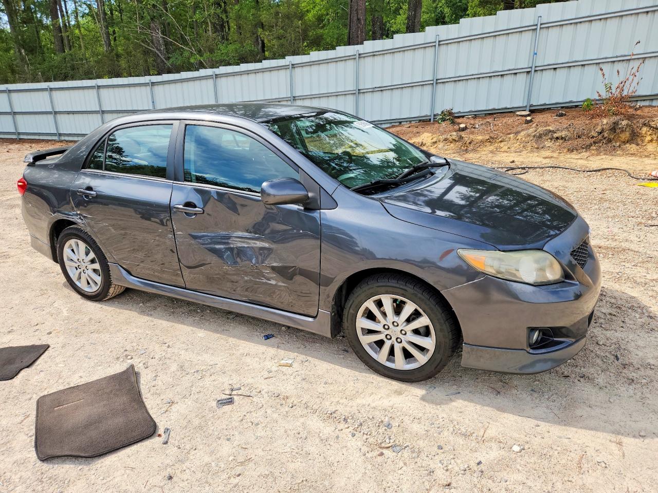 2009 Toyota Corolla S Gray vin: 2T1BU40E59C125255