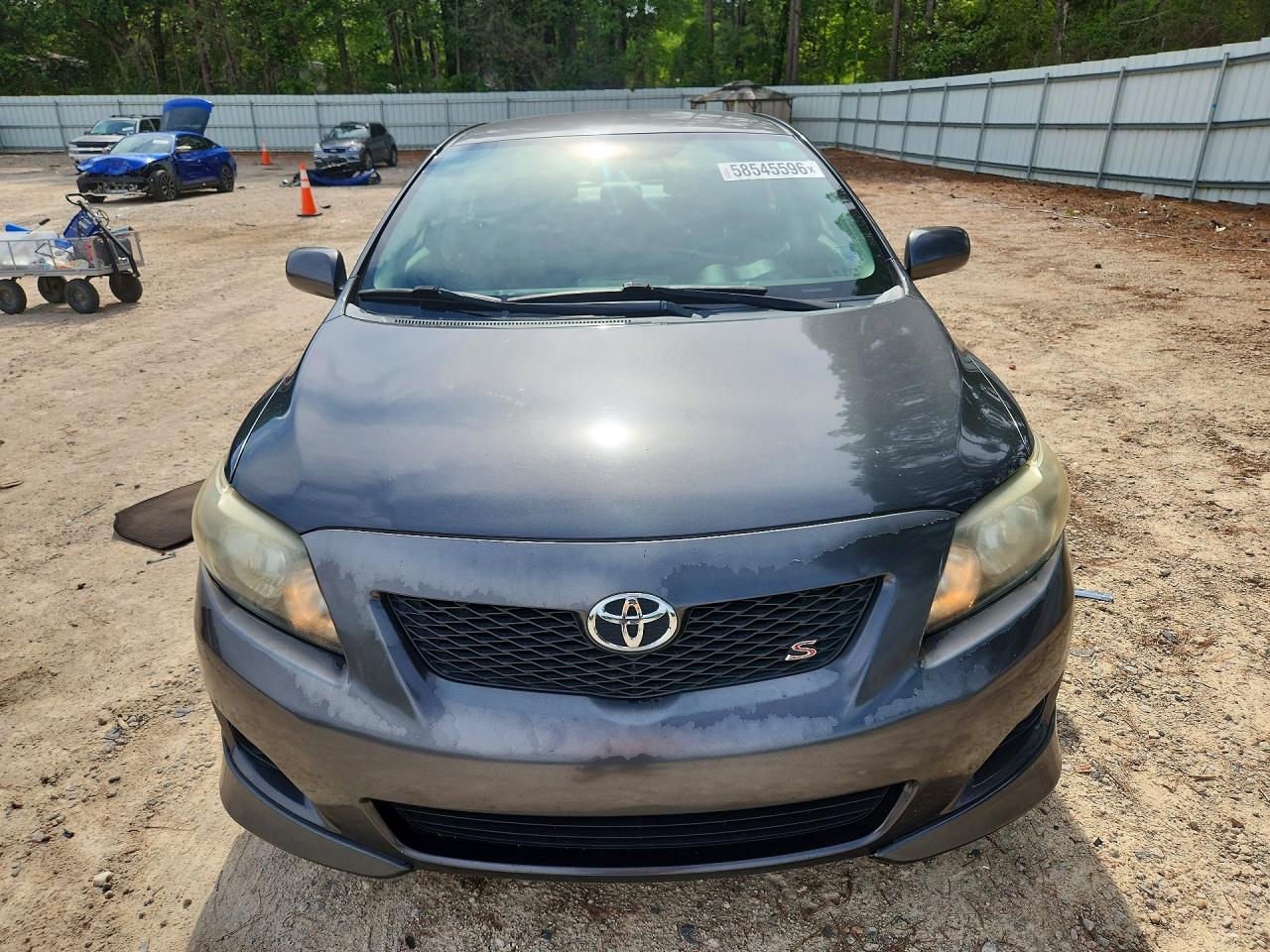 2009 Toyota Corolla S Gray vin: 2T1BU40E59C125255
