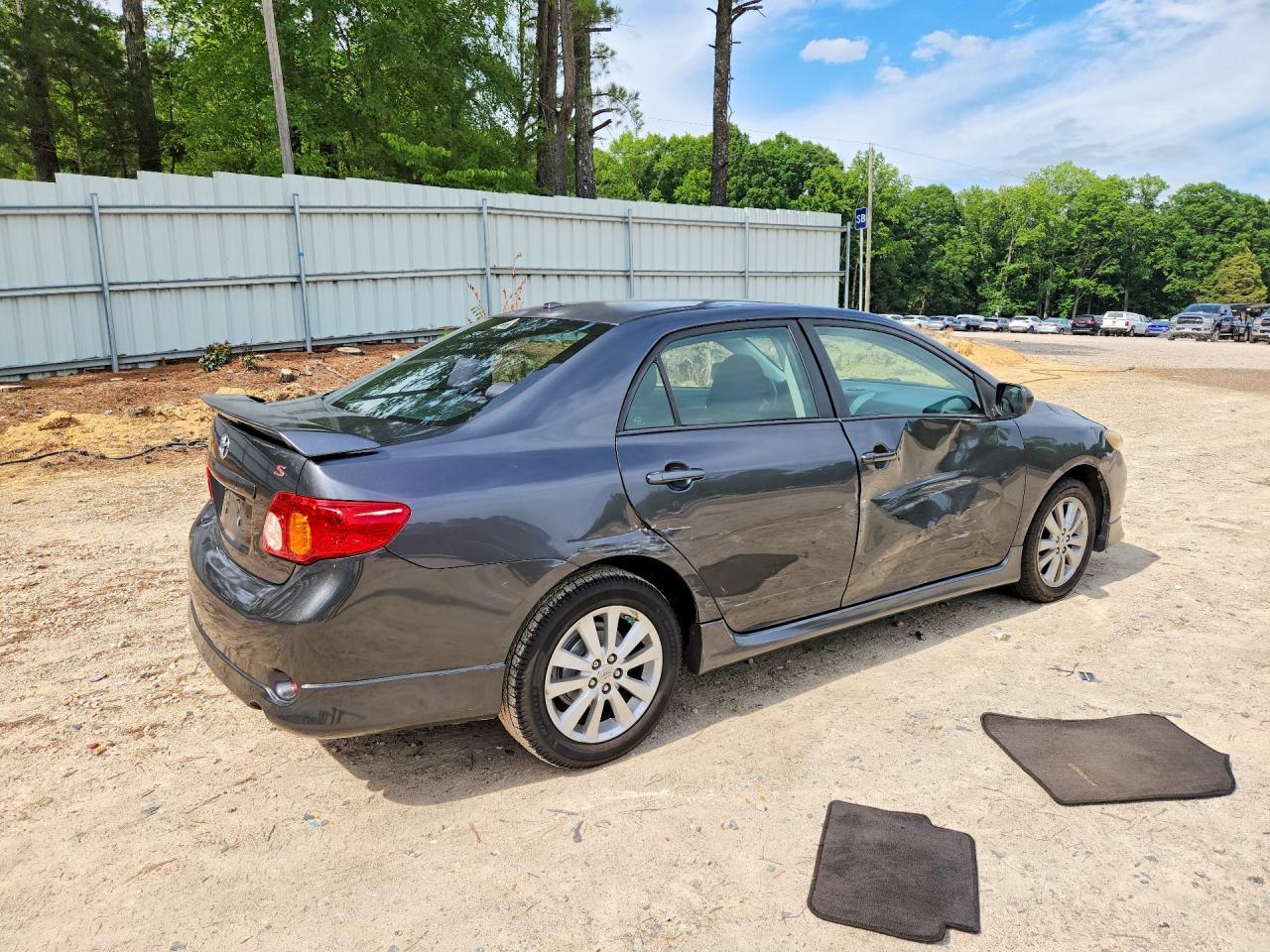 2009 Toyota Corolla S Gray vin: 2T1BU40E59C125255