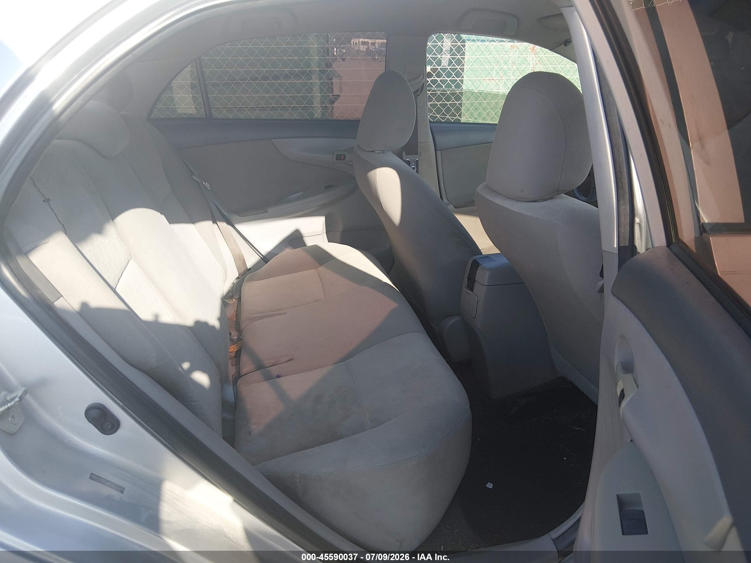 2009 Toyota Corolla Le Silver vin: 2T1BU40E59C126468
