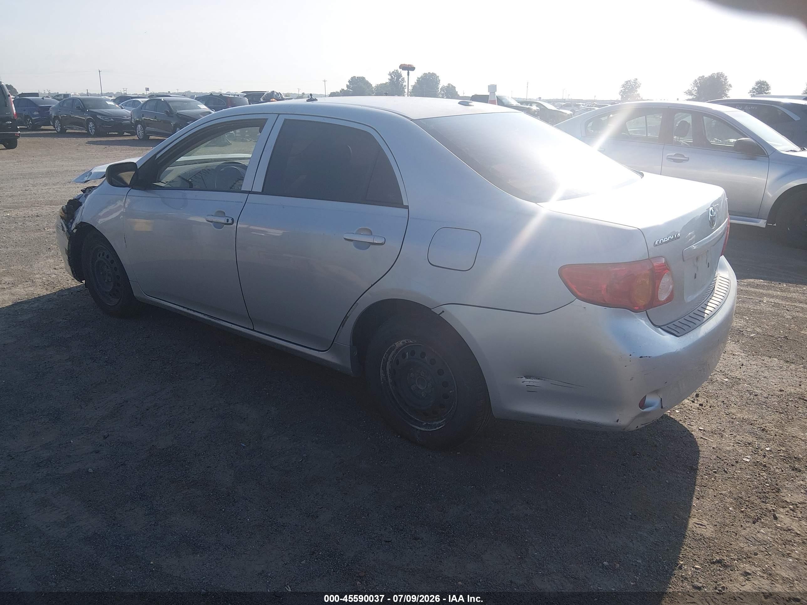 2009 Toyota Corolla Le Silver vin: 2T1BU40E59C126468