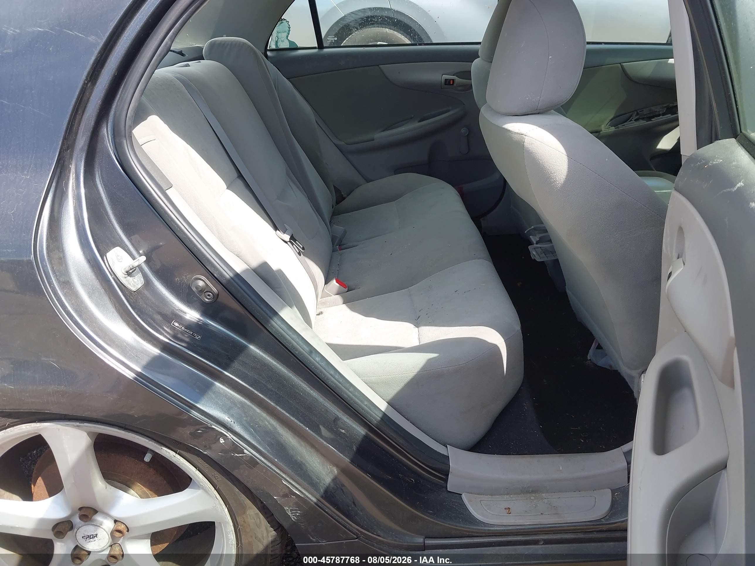 2009 Toyota Corolla   Gray vin: 2T1BU40E59C135736