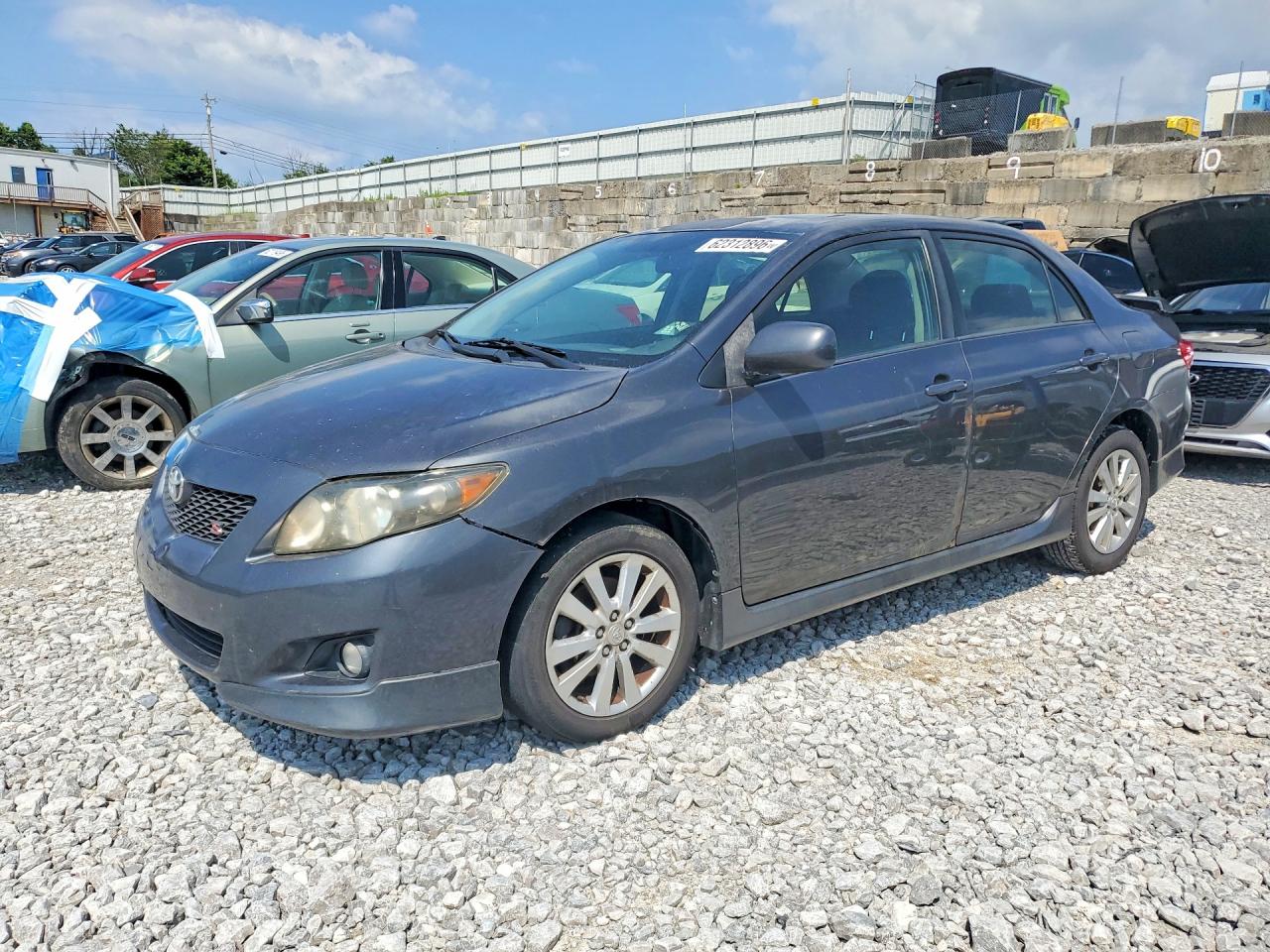 2009 Toyota Corolla S Gray vin: 2T1BU40E59C160006