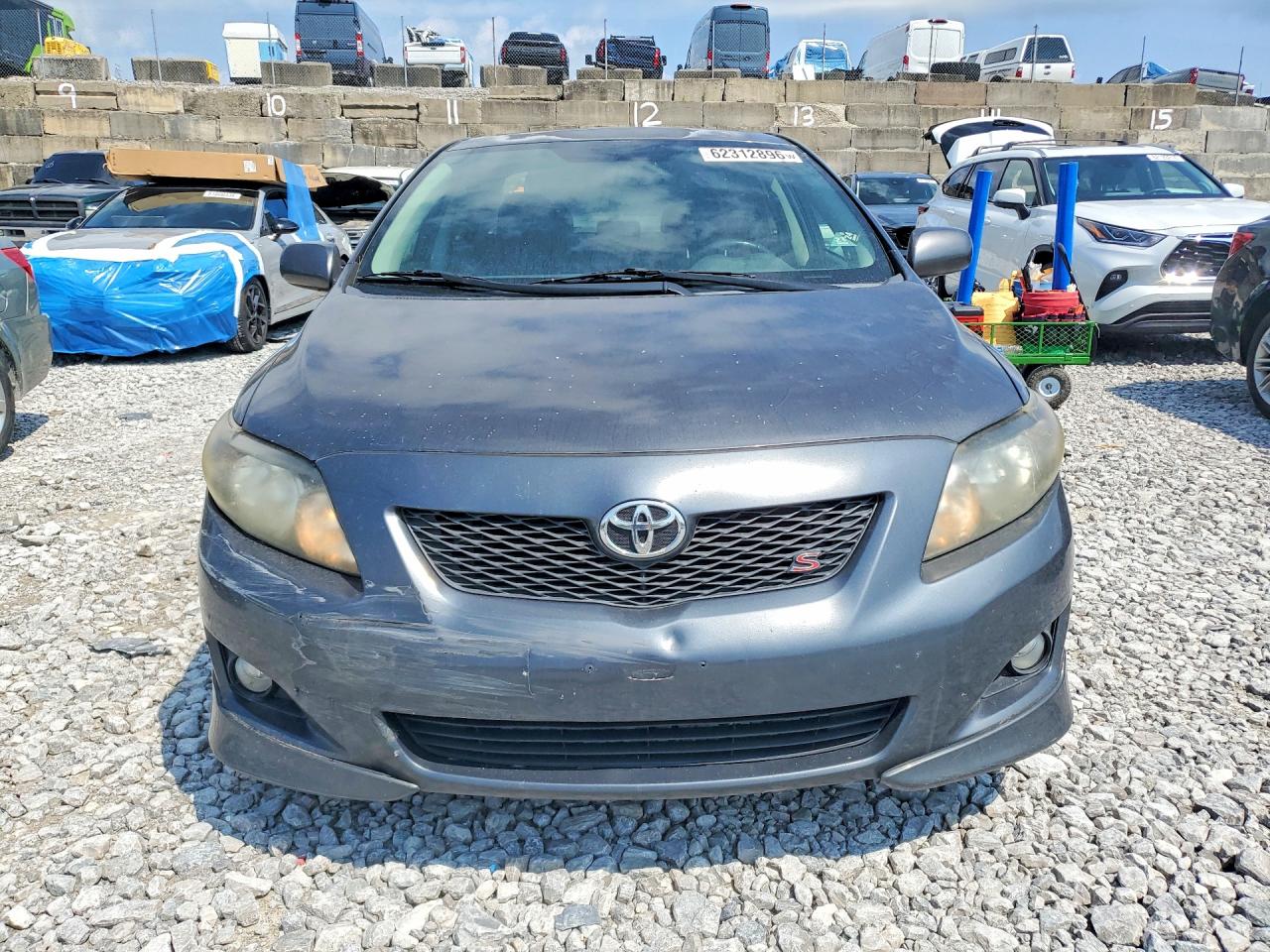 2009 Toyota Corolla S Gray vin: 2T1BU40E59C160006