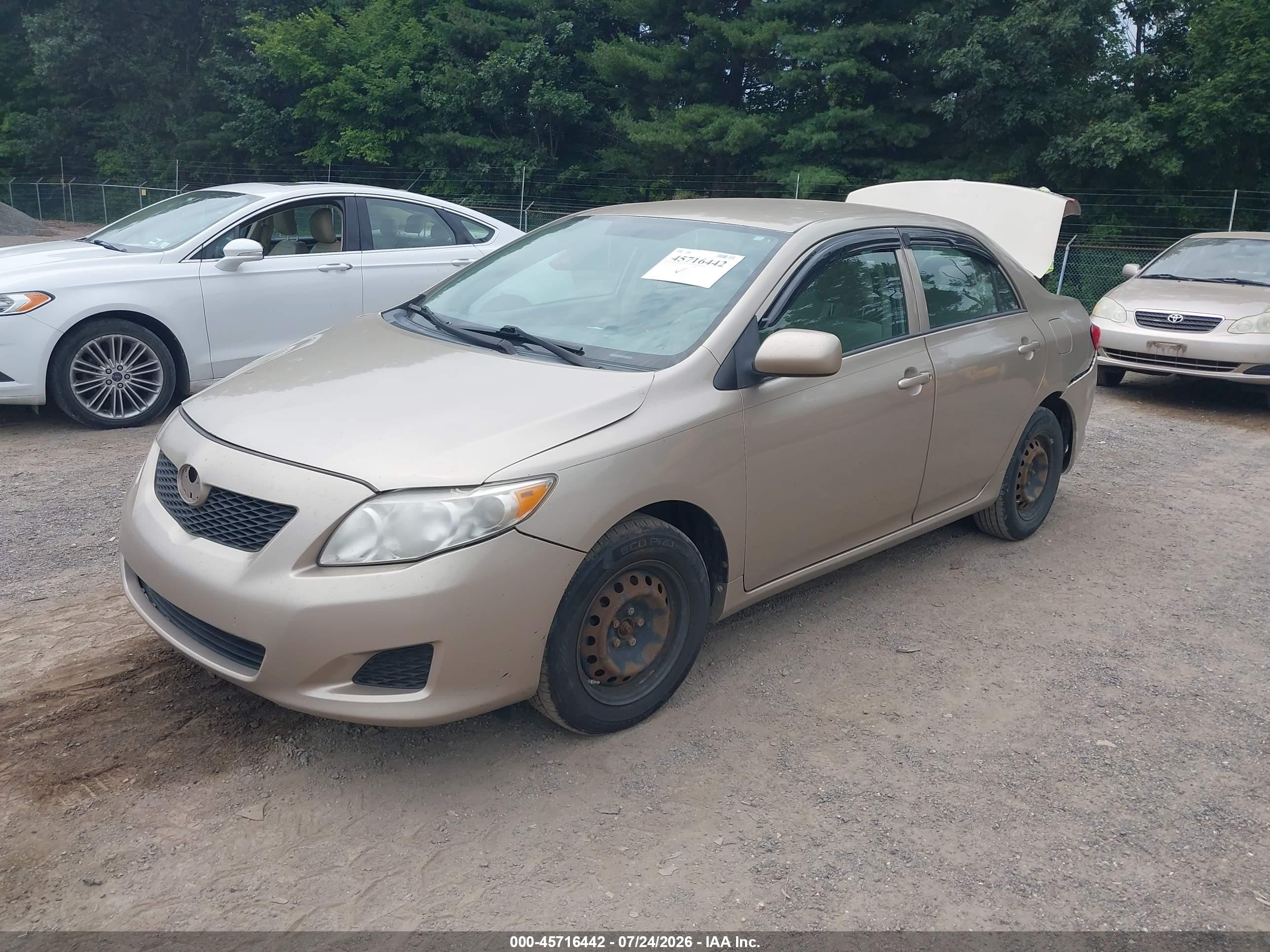 2009 Toyota Corolla Le Tan vin: 2T1BU40E59C160295