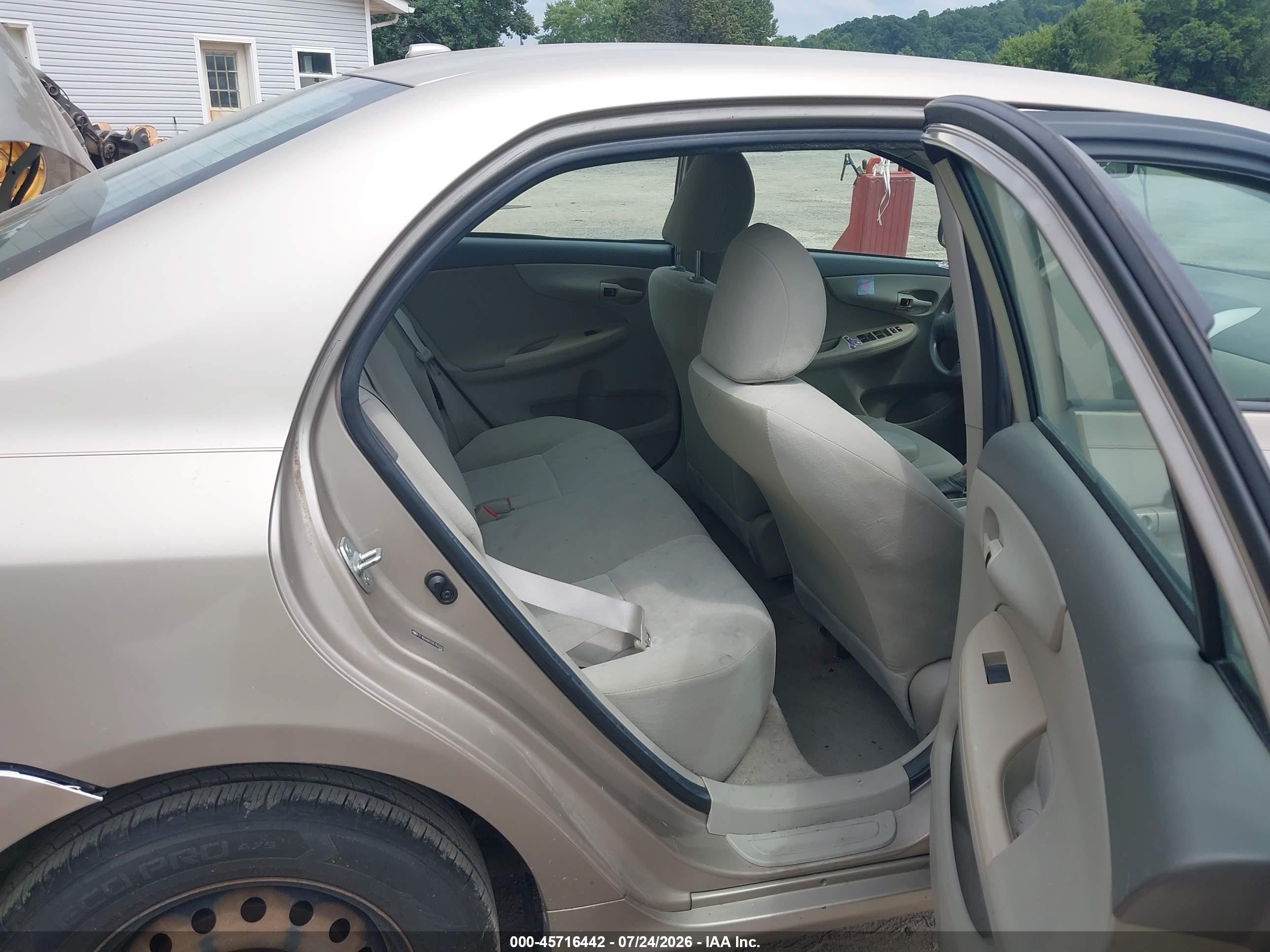 2009 Toyota Corolla Le Tan vin: 2T1BU40E59C160295