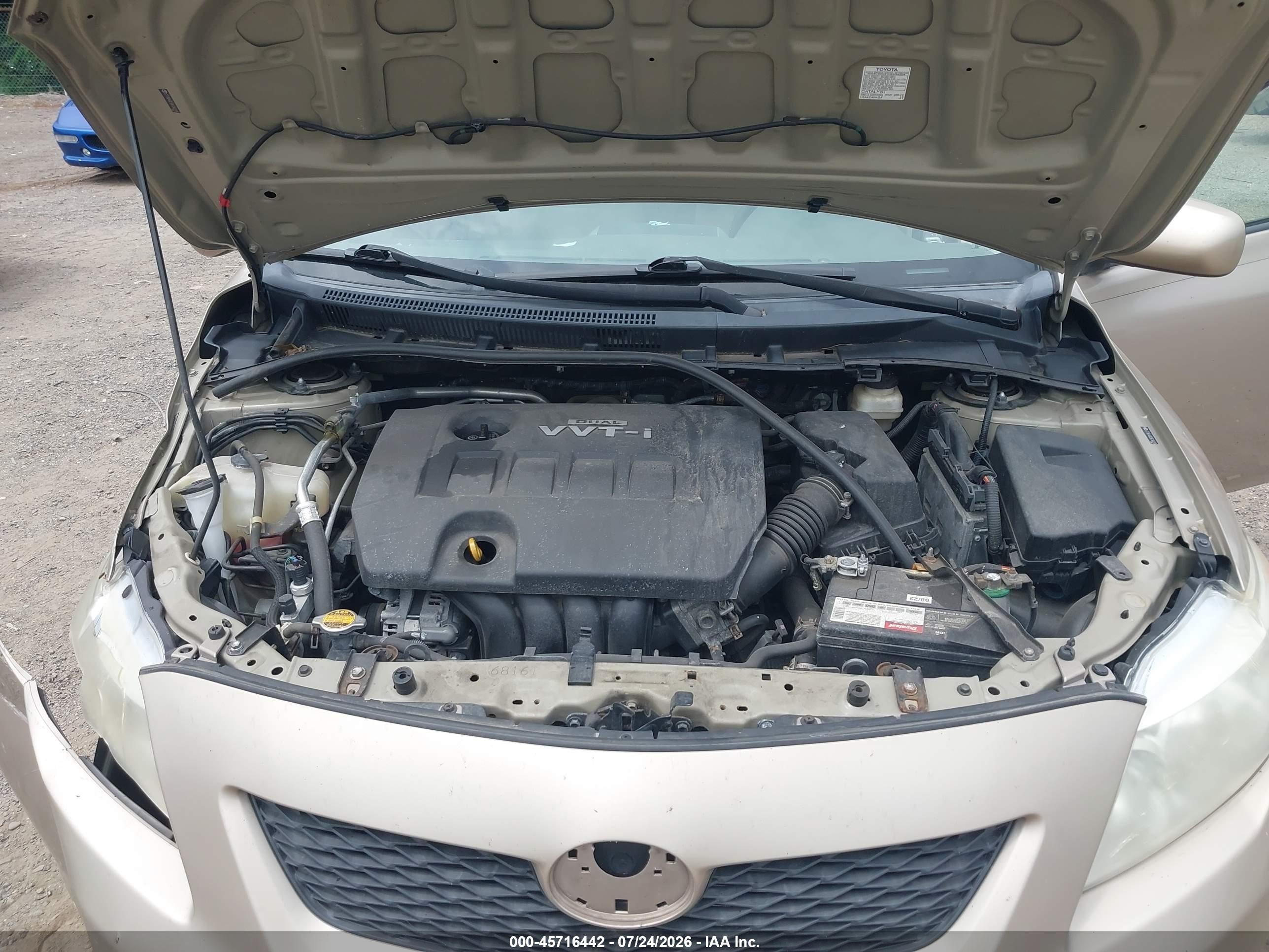 2009 Toyota Corolla Le Tan vin: 2T1BU40E59C160295