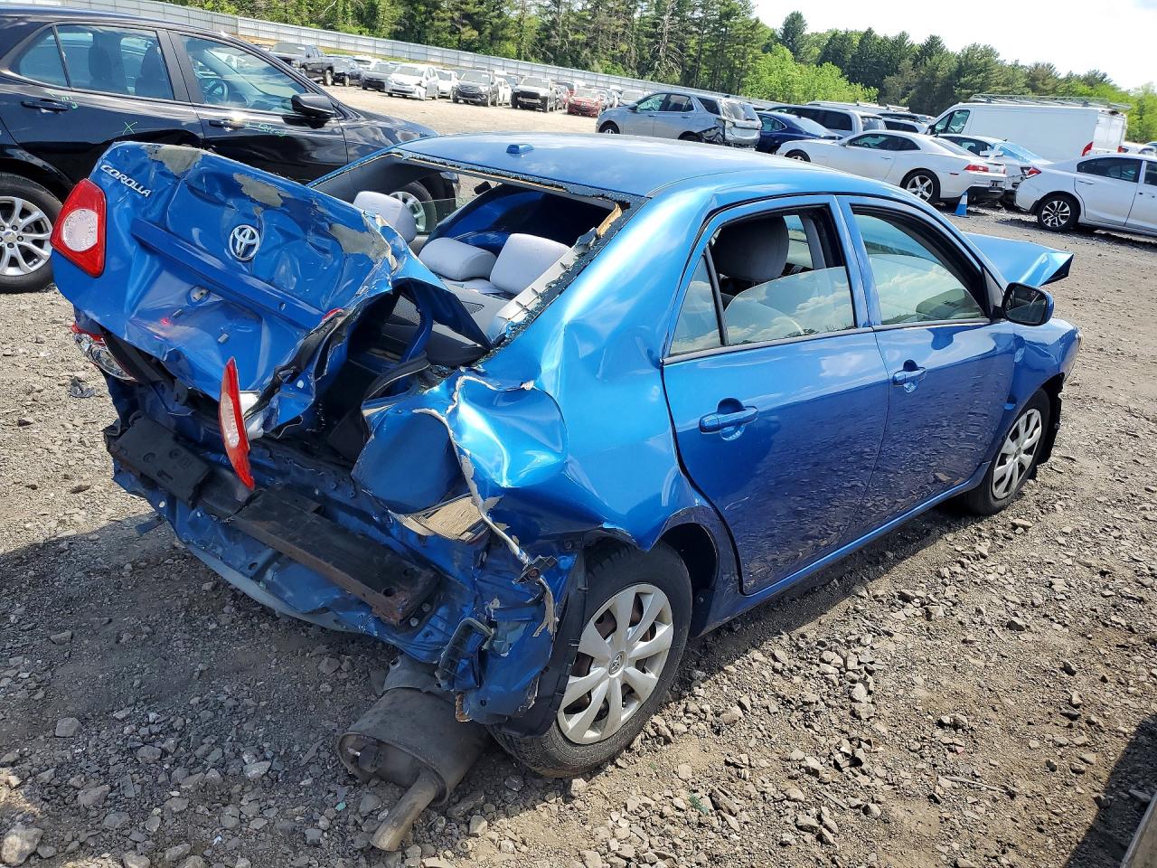 2009 Toyota Corolla Le Blue vin: 2T1BU40E59C162273