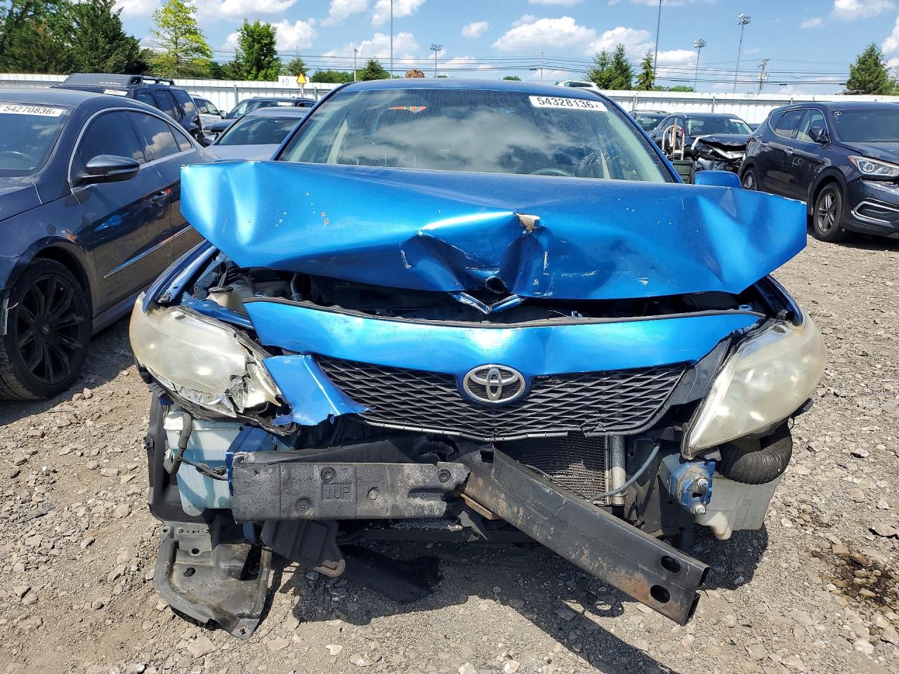 2009 Toyota Corolla Le Blue vin: 2T1BU40E59C162273
