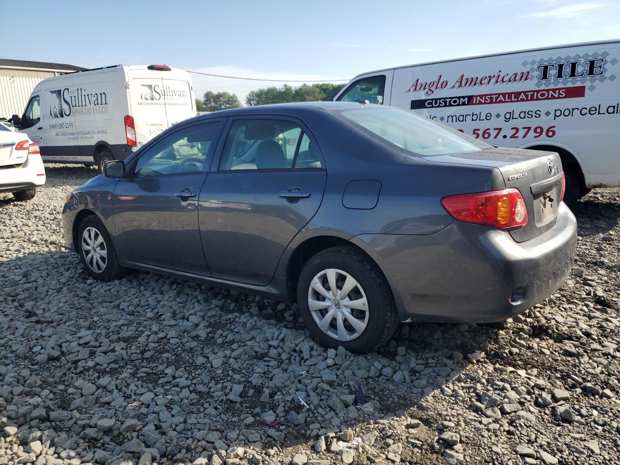 2009 Toyota Corolla Base Gray vin: 2T1BU40E59C177694
