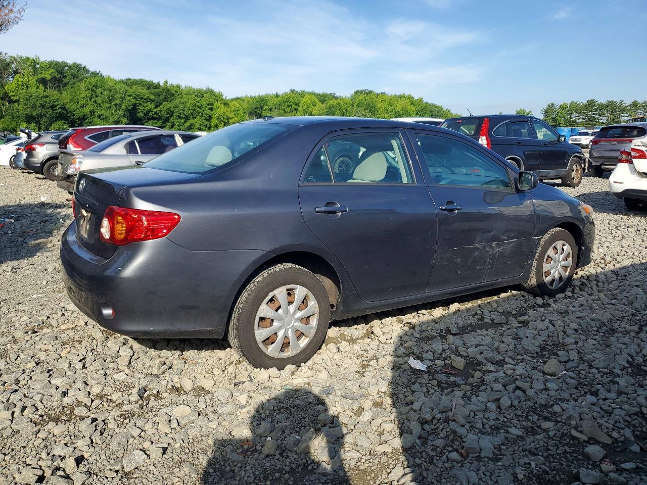 2009 Toyota Corolla Base Gray vin: 2T1BU40E59C177694