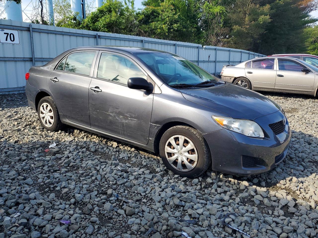 2009 Toyota Corolla Base Gray vin: 2T1BU40E59C177694