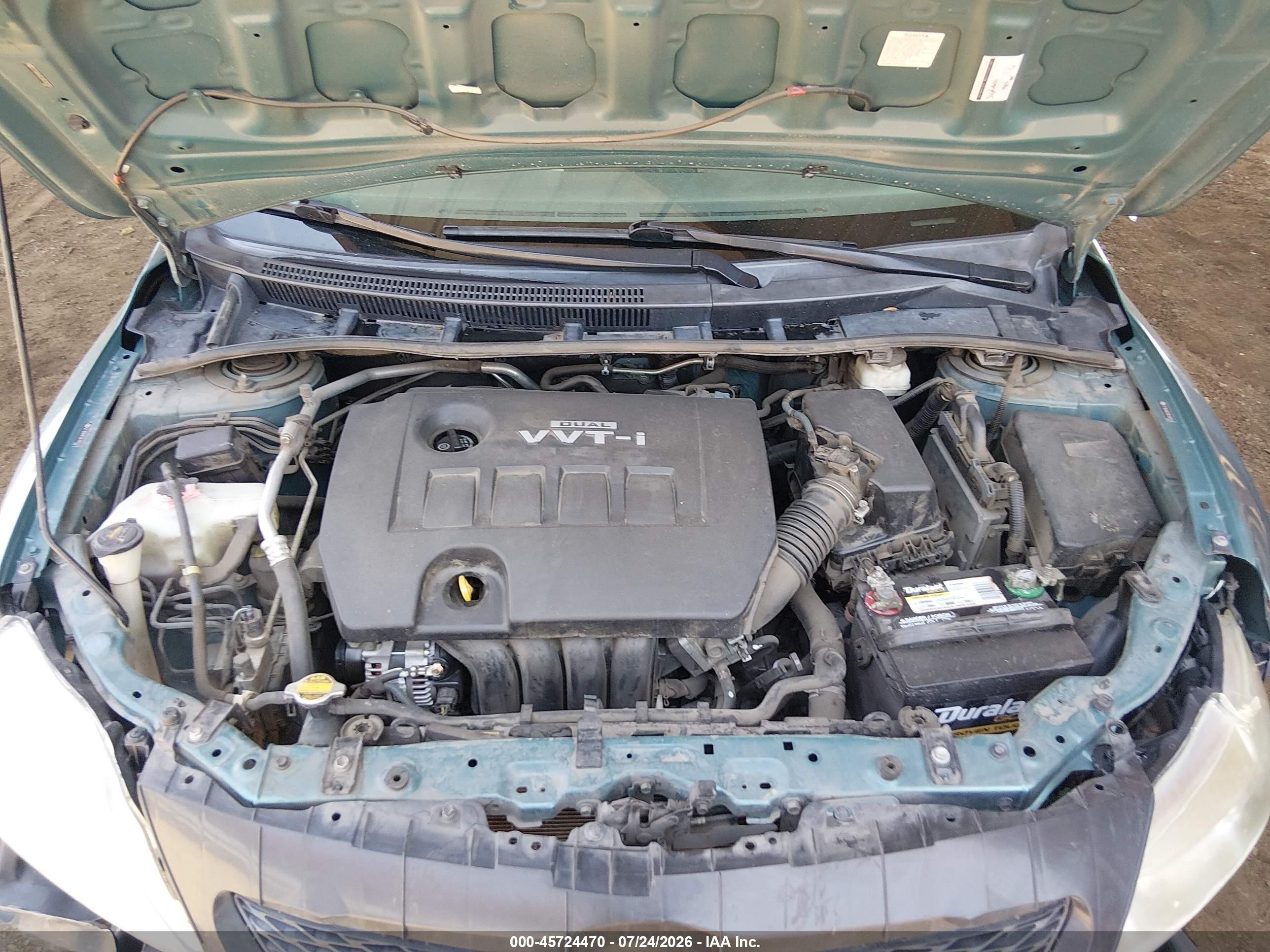 2009 Toyota Corolla Le Green vin: 2T1BU40E59C182555