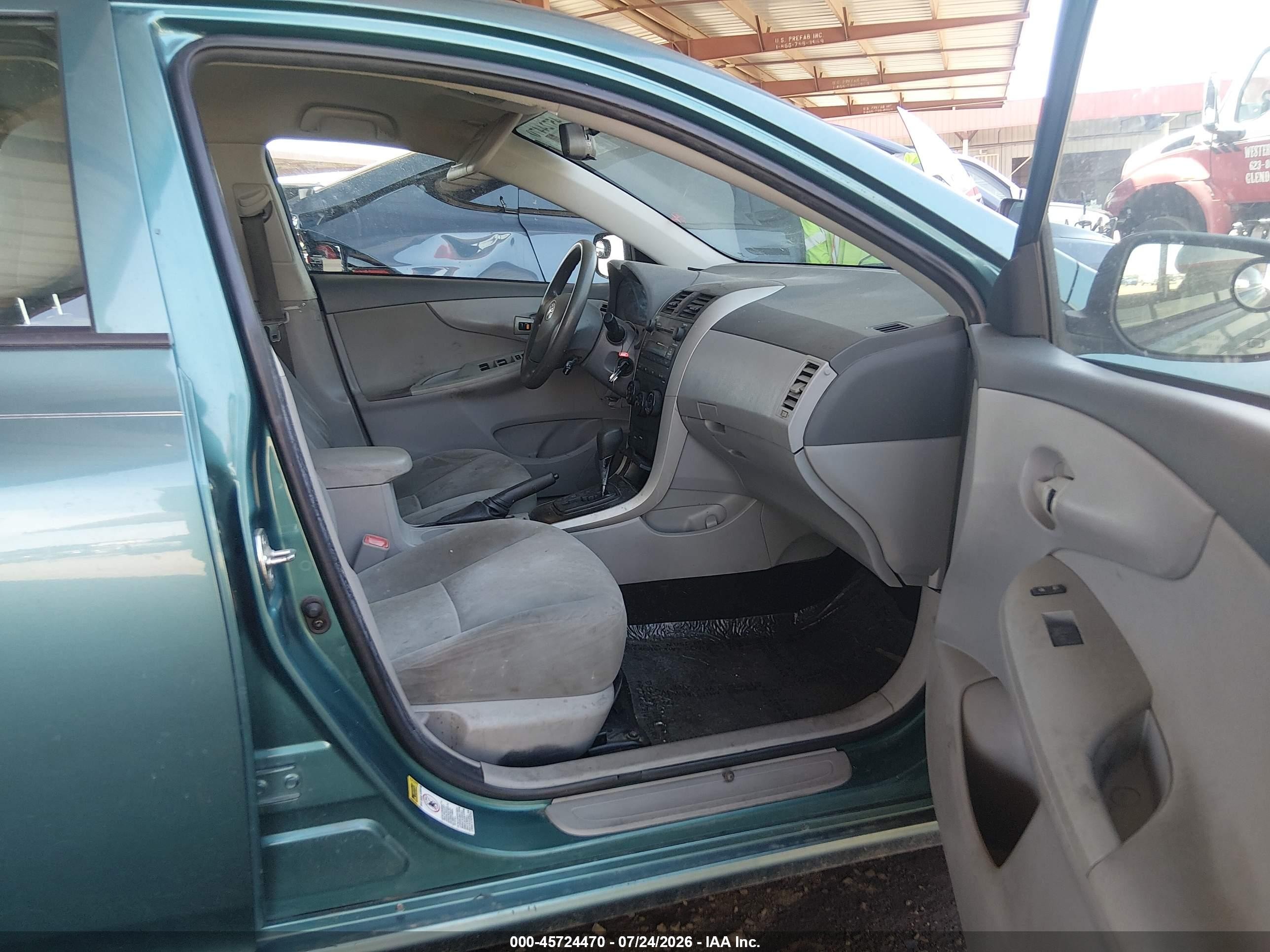 2009 Toyota Corolla Le Green vin: 2T1BU40E59C182555