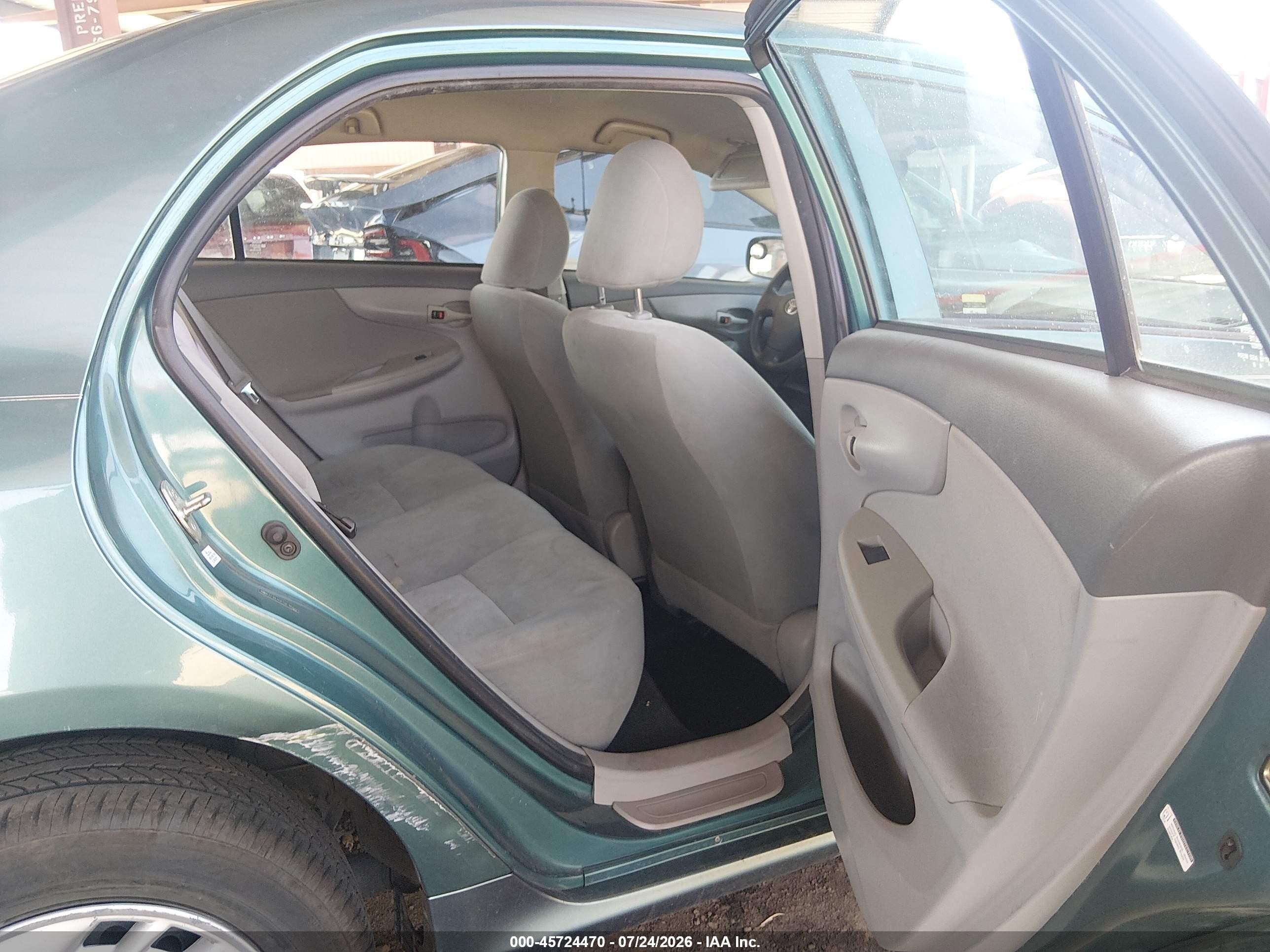 2009 Toyota Corolla Le Green vin: 2T1BU40E59C182555
