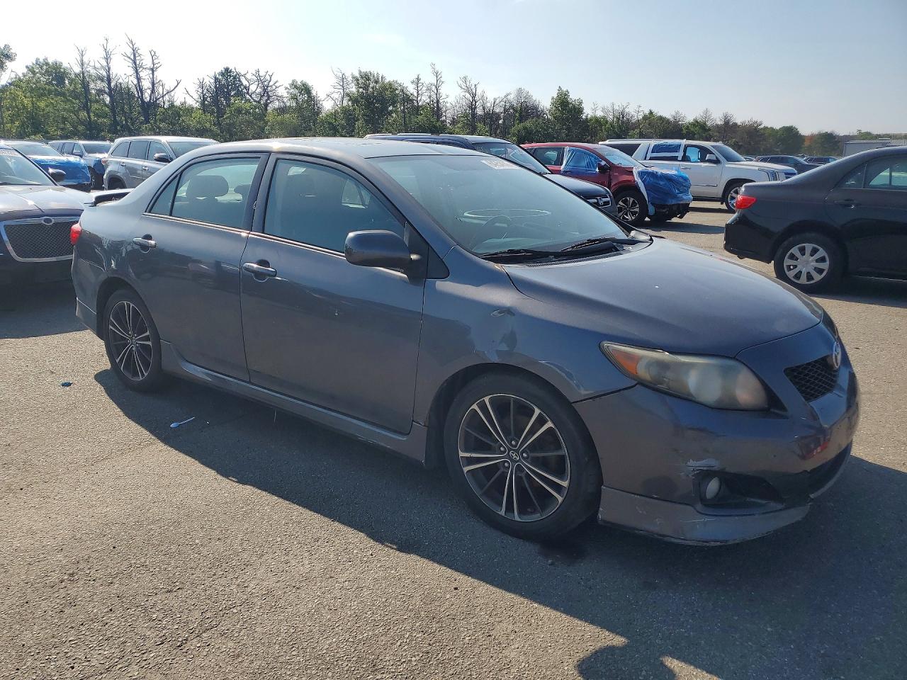 2009 Toyota Corolla S Gray vin: 2T1BU40E69C002077