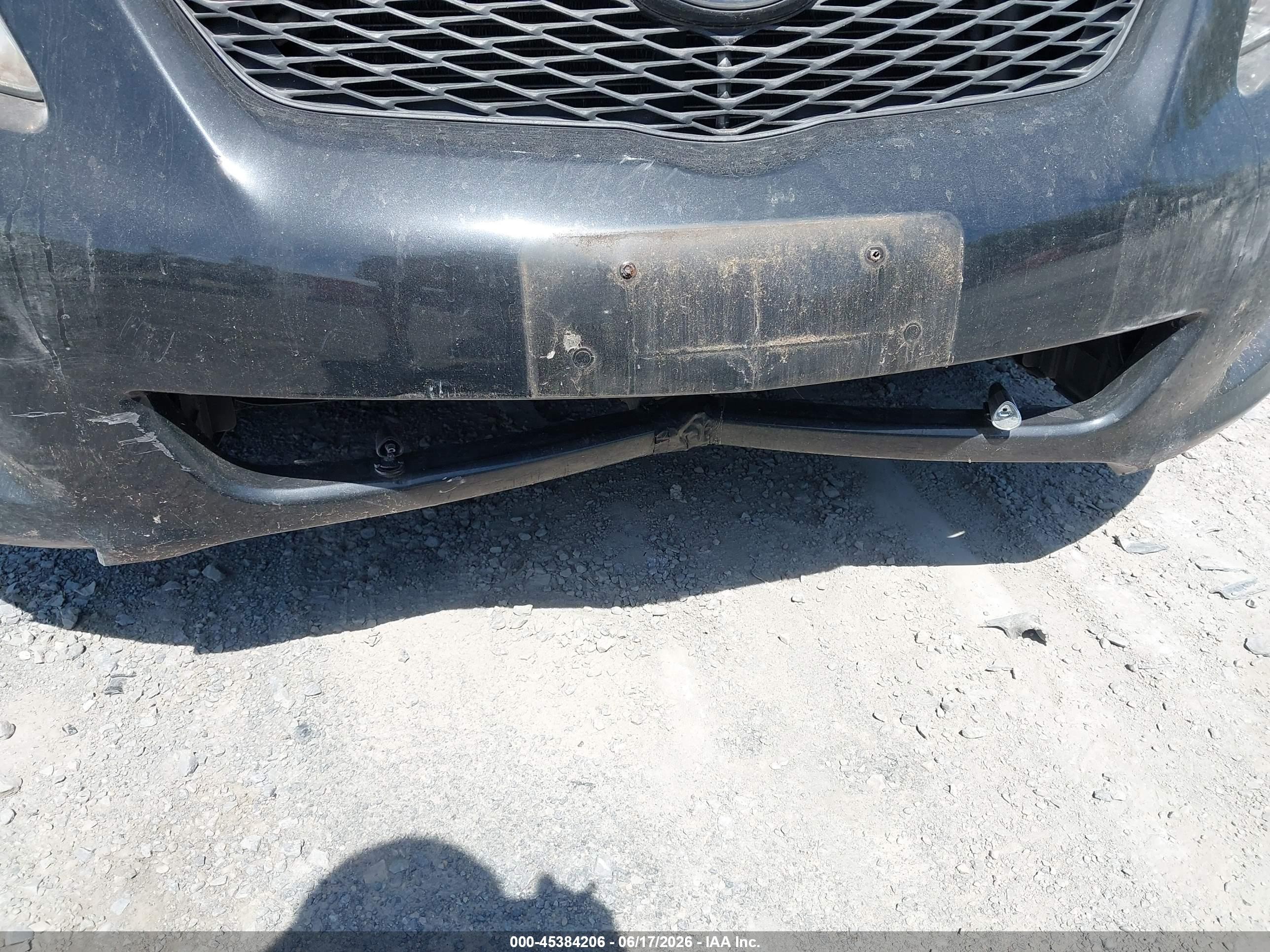 2009 Toyota Corolla Le Черный vin: 2T1BU40E69C043230