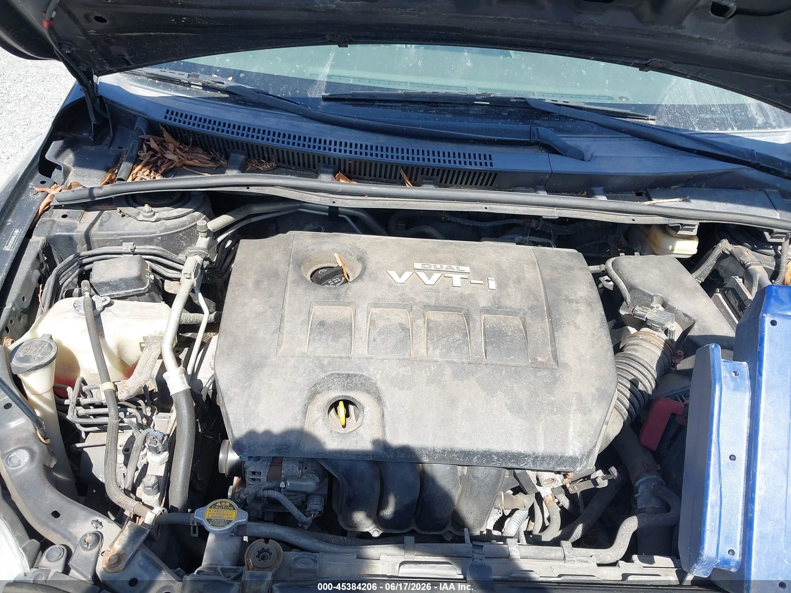 2009 Toyota Corolla Le Черный vin: 2T1BU40E69C043230