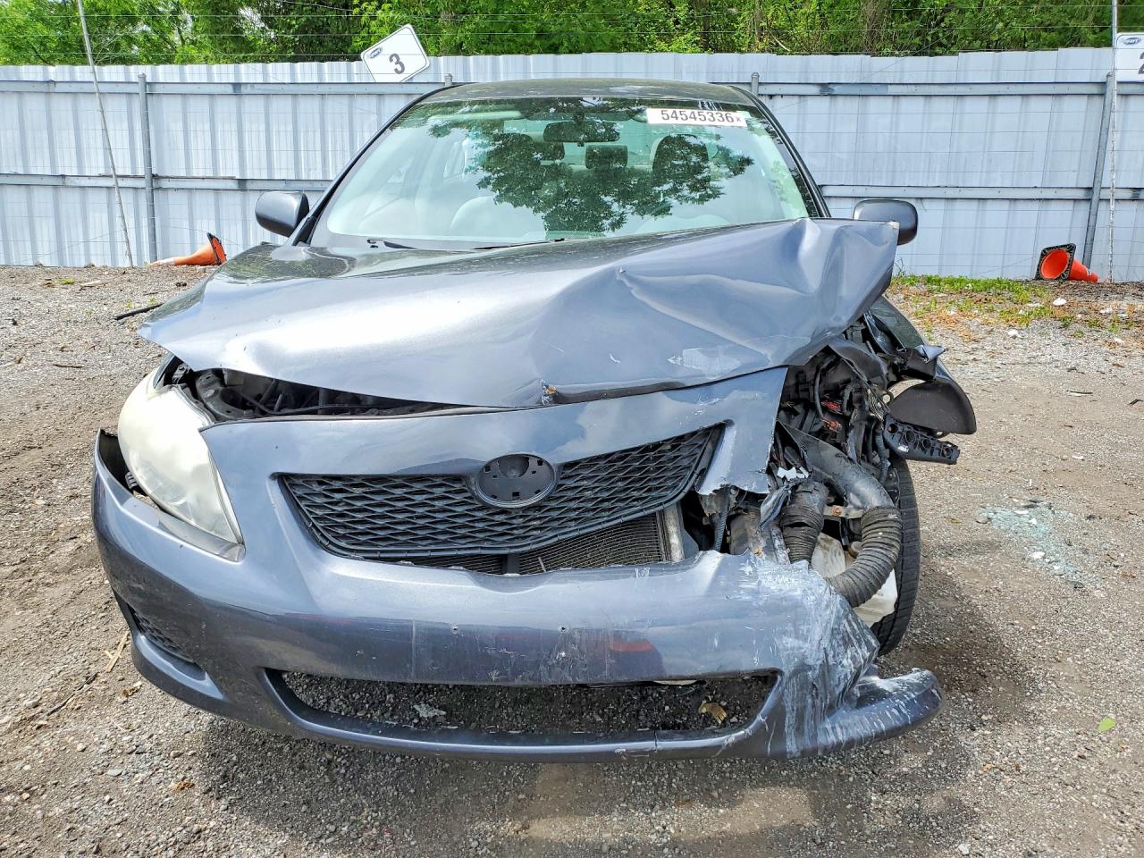 2009 Toyota Corolla Base Charcoal vin: 2T1BU40E69C050470