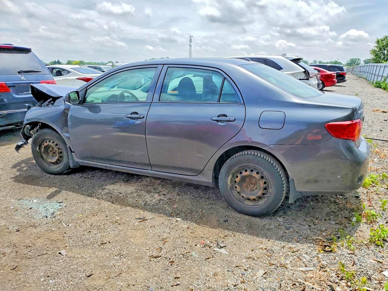 2009 Toyota Corolla Base Charcoal vin: 2T1BU40E69C050470