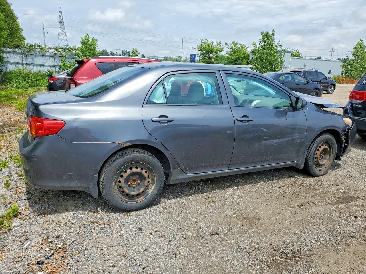 2009 Toyota Corolla Base Charcoal vin: 2T1BU40E69C050470