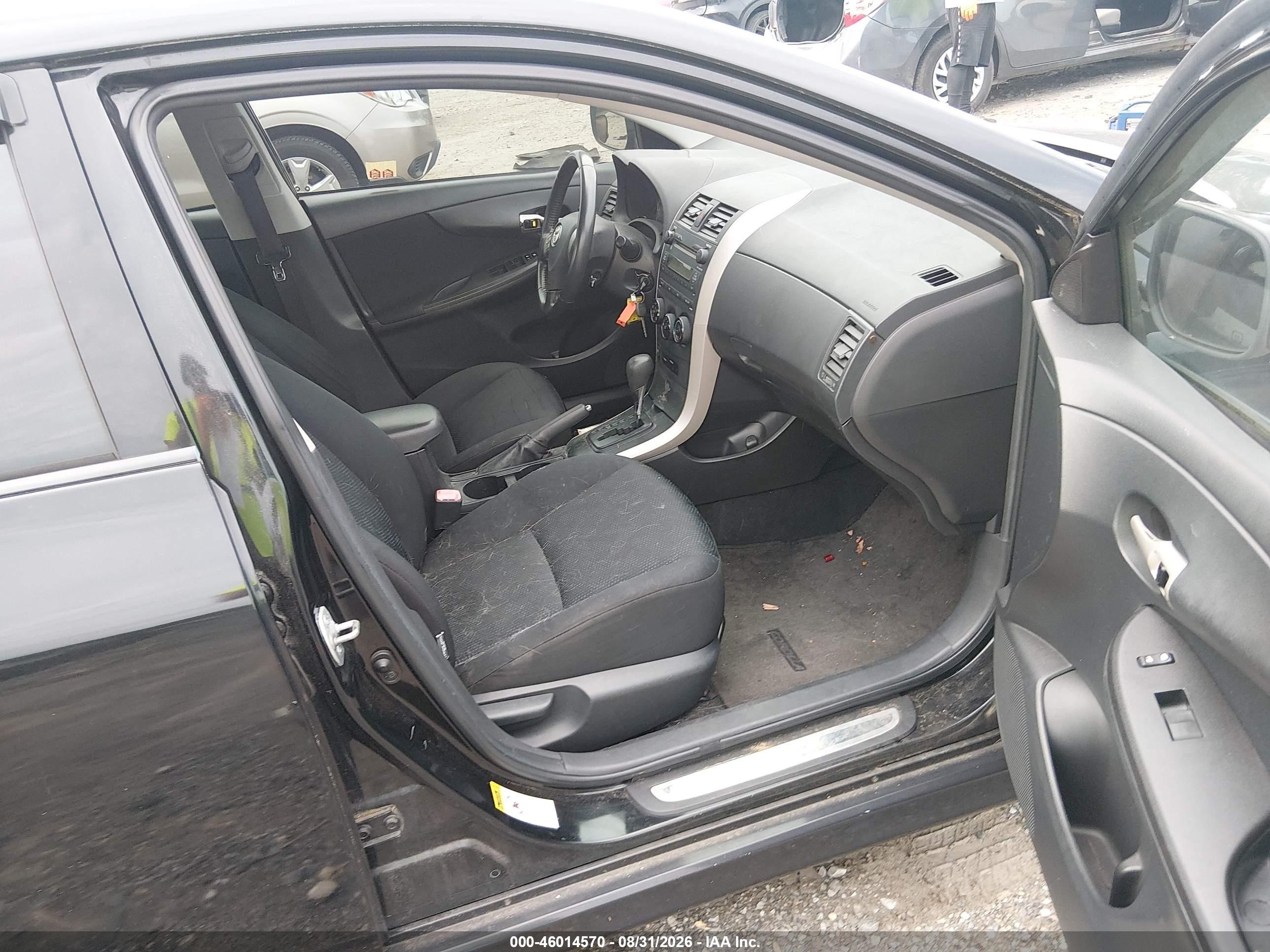 2009 Toyota Corolla S Black vin: 2T1BU40E69C059413