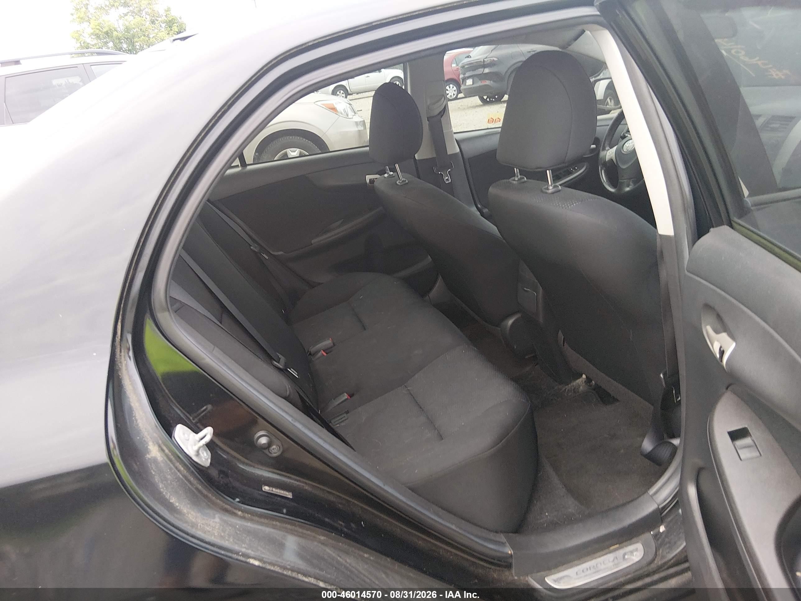 2009 Toyota Corolla S Black vin: 2T1BU40E69C059413