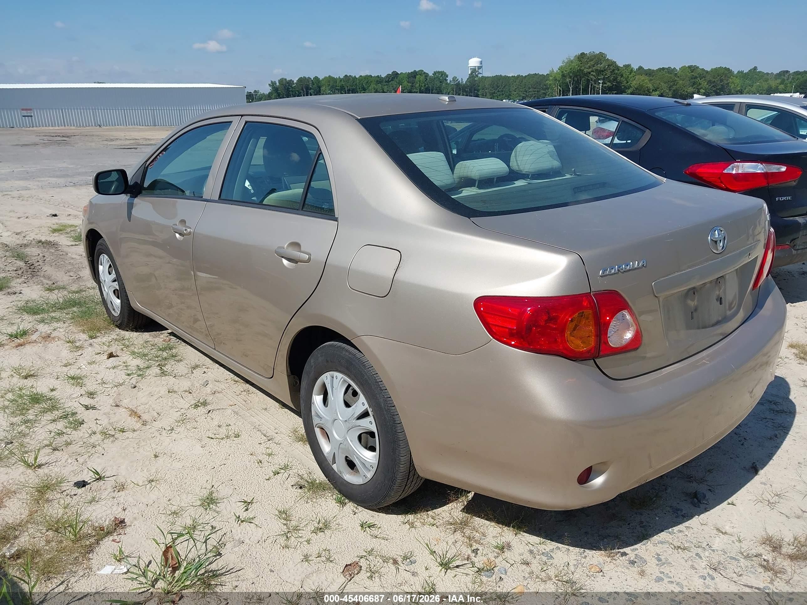 2009 Toyota Corolla Le Tan vin: 2T1BU40E69C075563