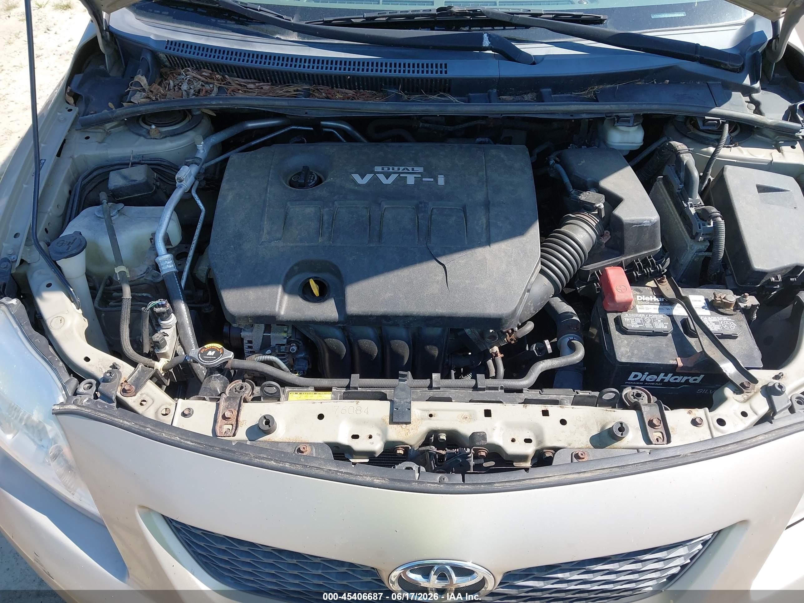 2009 Toyota Corolla Le Tan vin: 2T1BU40E69C075563