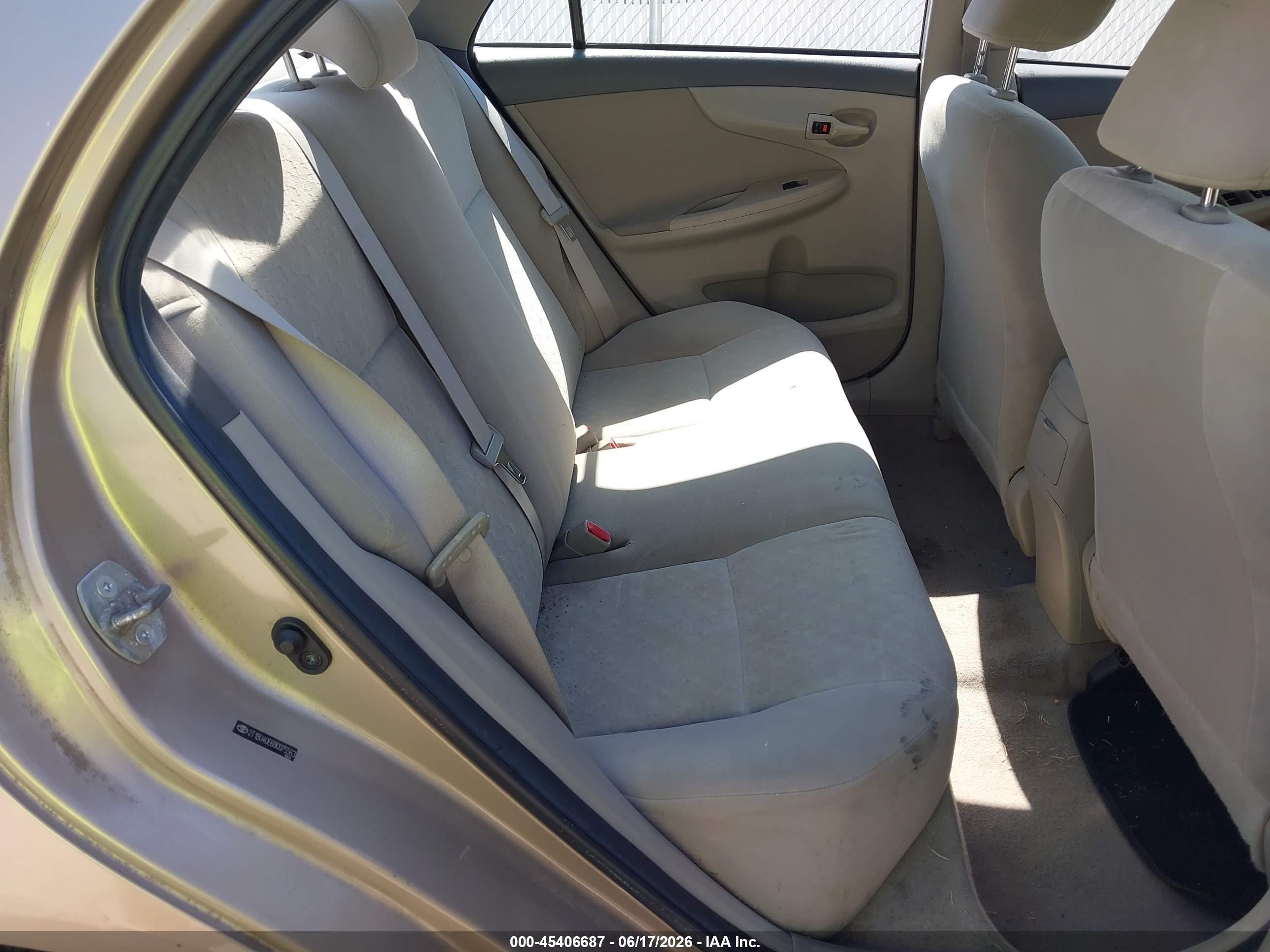 2009 Toyota Corolla Le Tan vin: 2T1BU40E69C075563