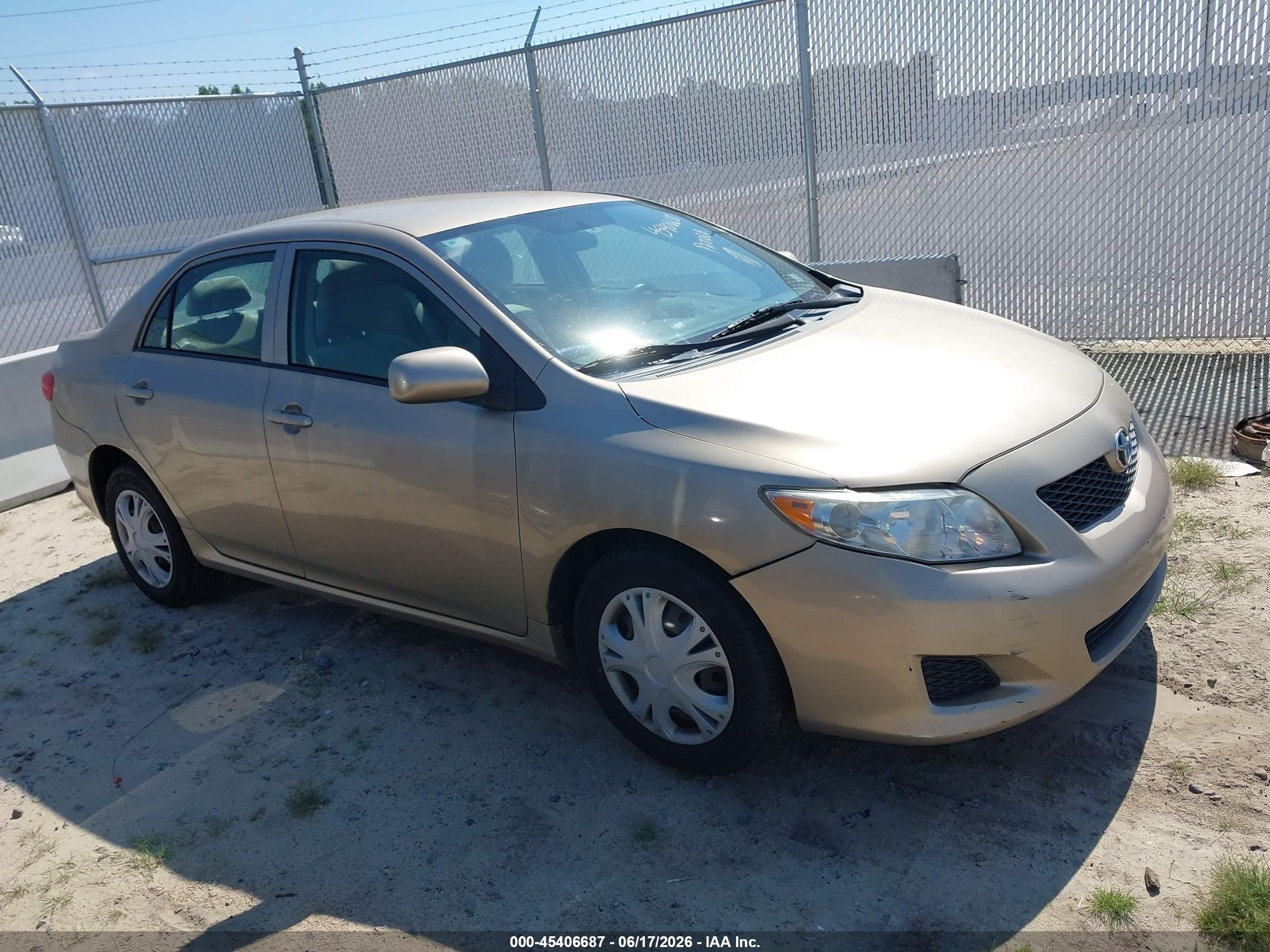2009 Toyota Corolla Le Tan vin: 2T1BU40E69C075563