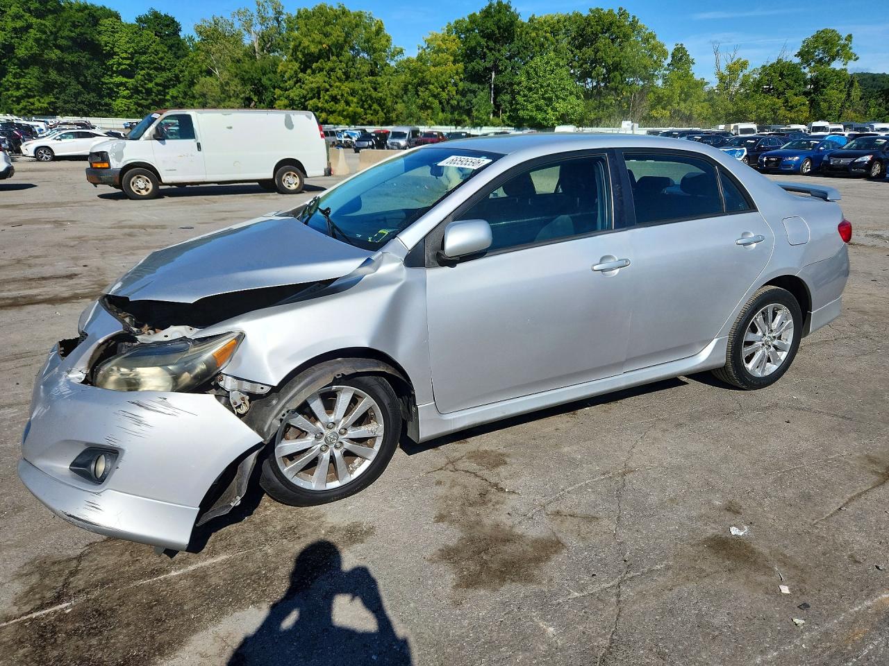 2009 Toyota Corolla S Silver vin: 2T1BU40E69C107699