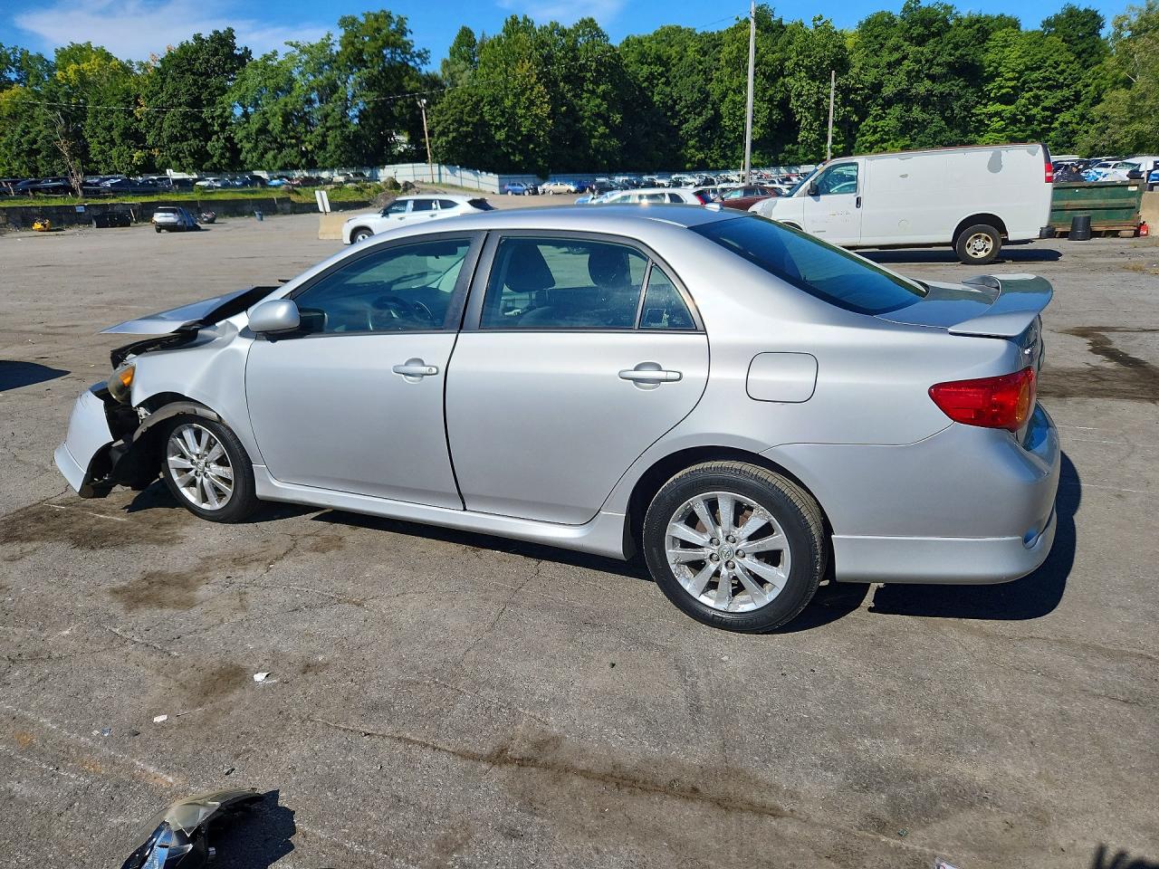 2009 Toyota Corolla S Серебряный vin: 2T1BU40E69C107699