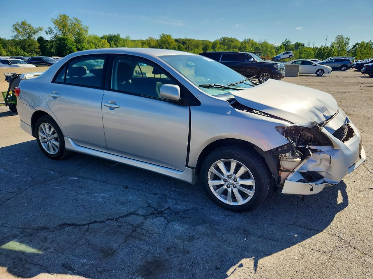 2009 Toyota Corolla S Серебряный vin: 2T1BU40E69C107699