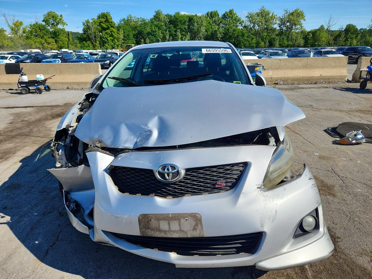 2009 Toyota Corolla S Серебряный vin: 2T1BU40E69C107699
