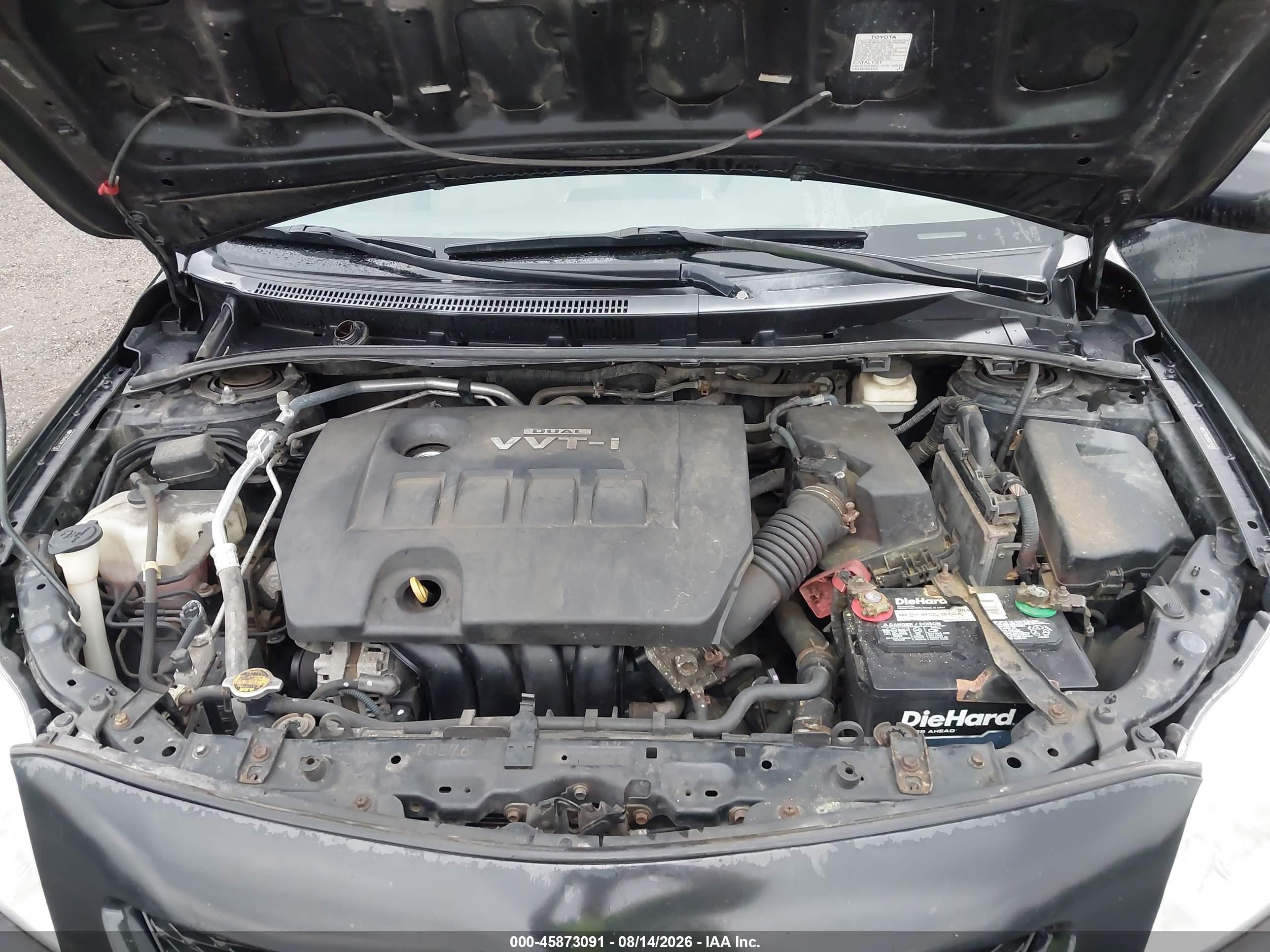 2009 Toyota Corolla Le Черный vin: 2T1BU40E69C115365