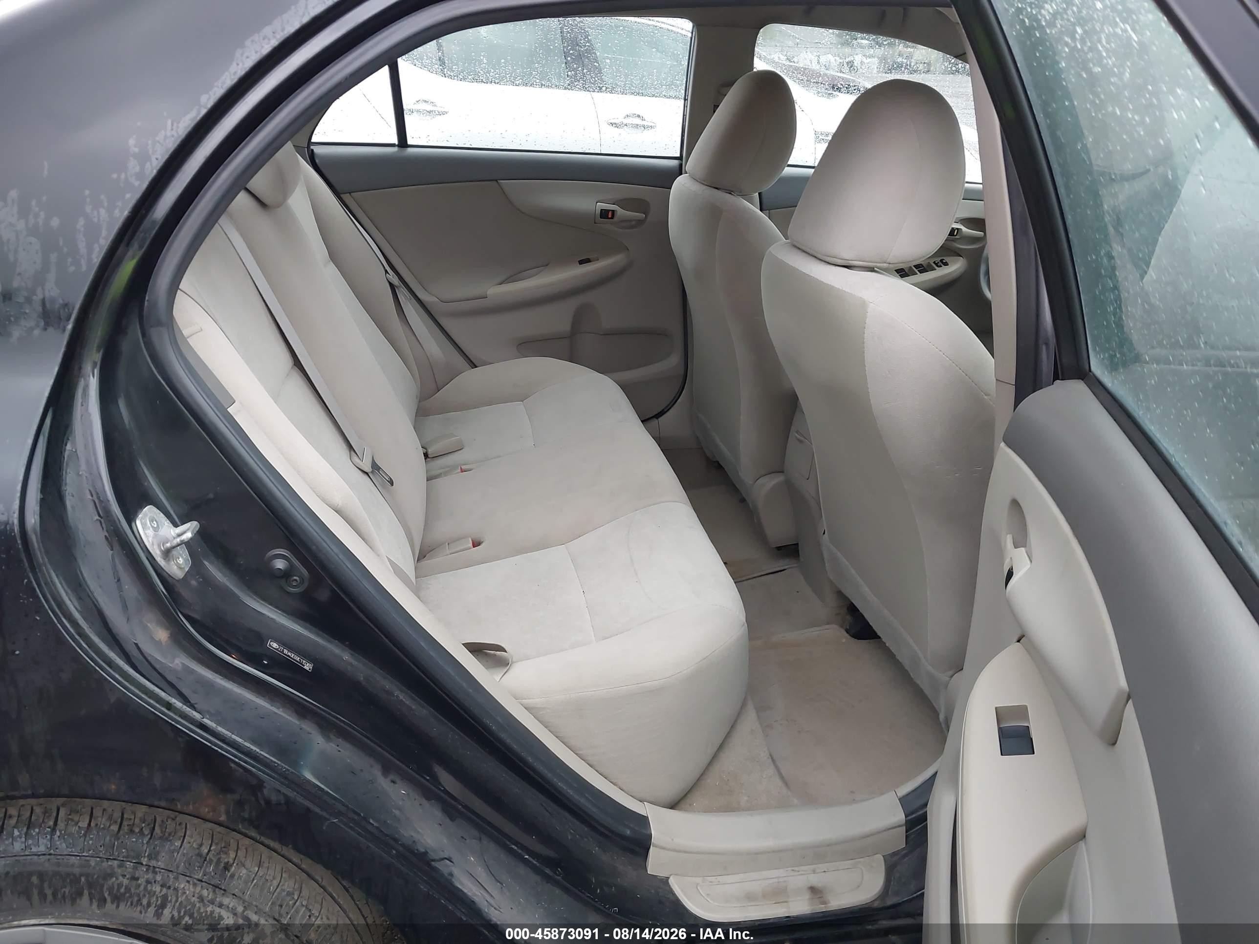 2009 Toyota Corolla Le Черный vin: 2T1BU40E69C115365