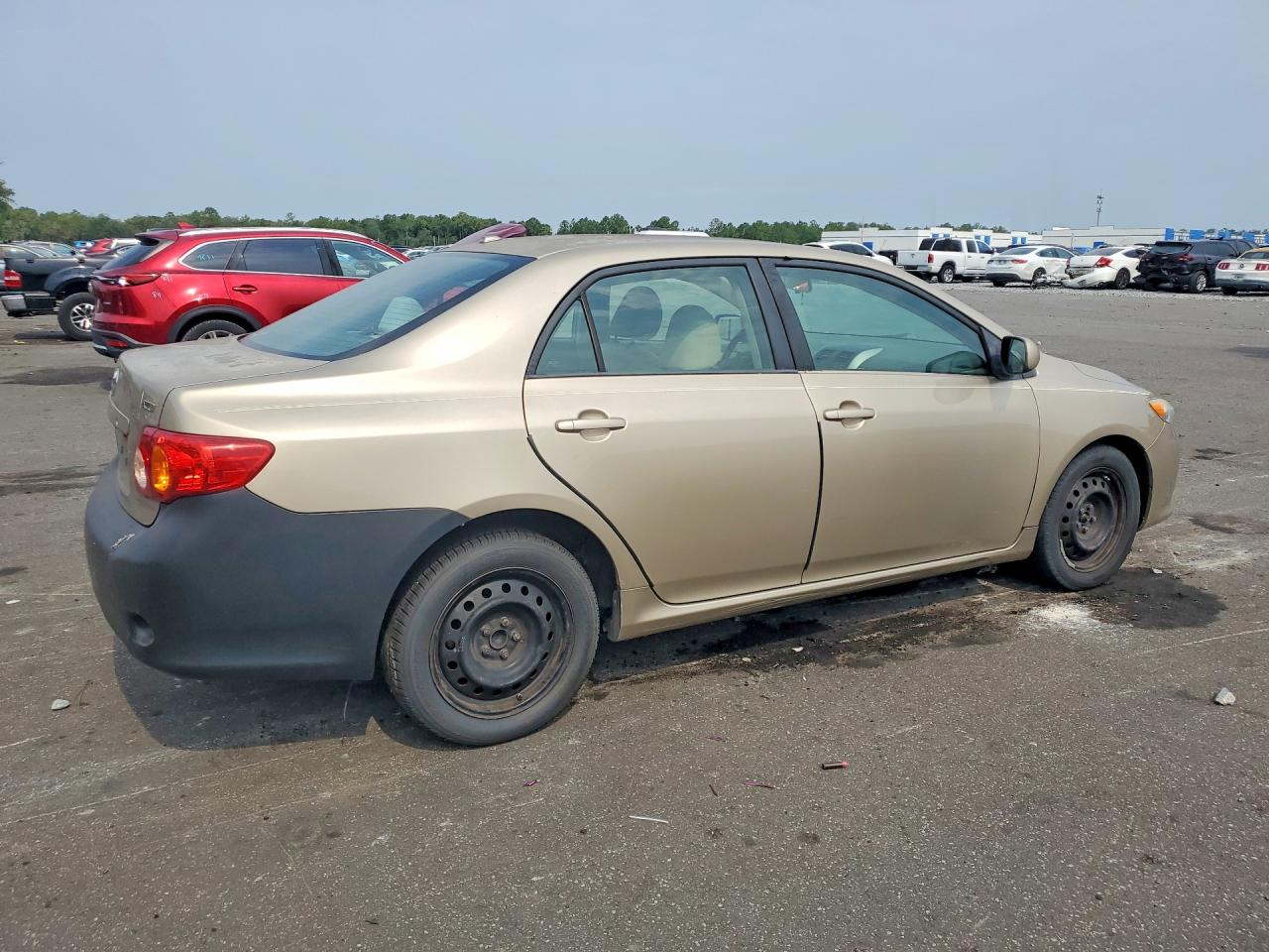 2009 Toyota Corolla Xle Beige vin: 2T1BU40E69C118394