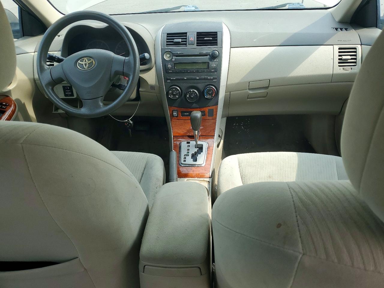 2009 Toyota Corolla Xle Beige vin: 2T1BU40E69C118394